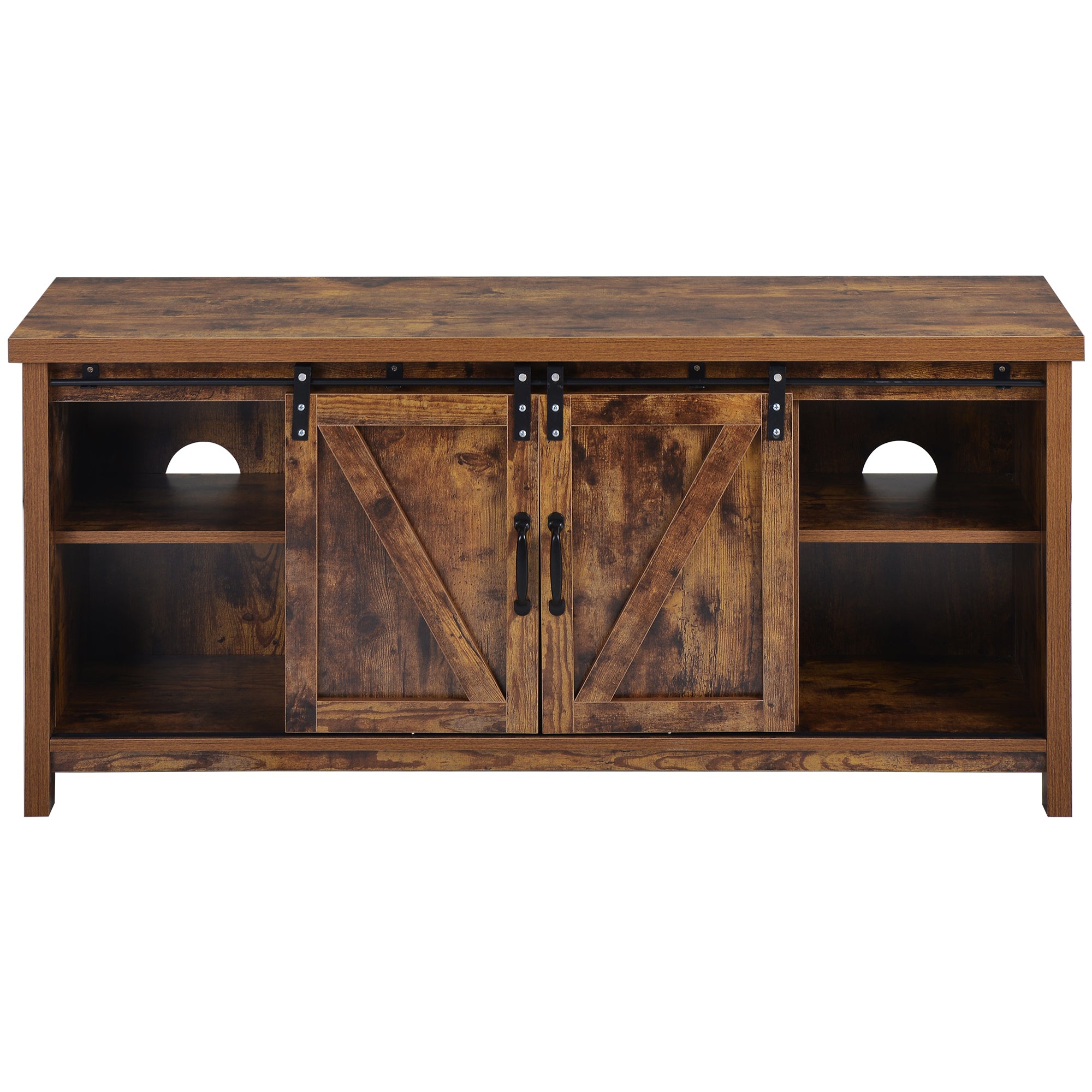 52 in.W TV Stand in Yellow with Removable Door and Shelf