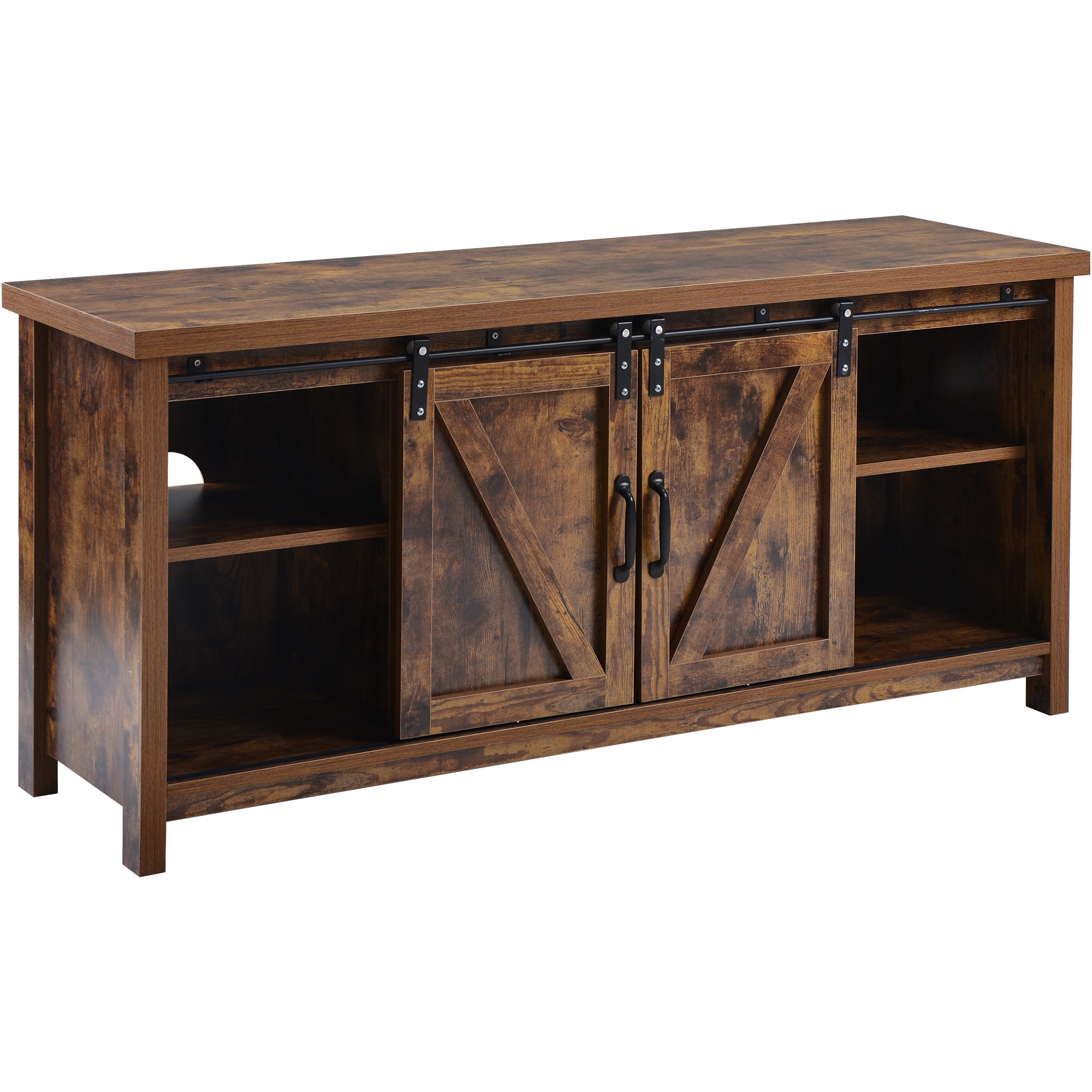 52 in.W TV Stand in Yellow with Removable Door and Shelf