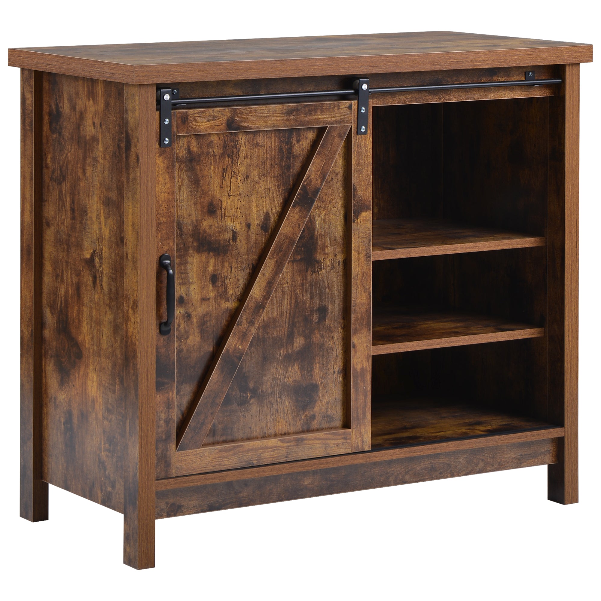 52 in.W TV Stand in Yellow with Removable Door and Shelf