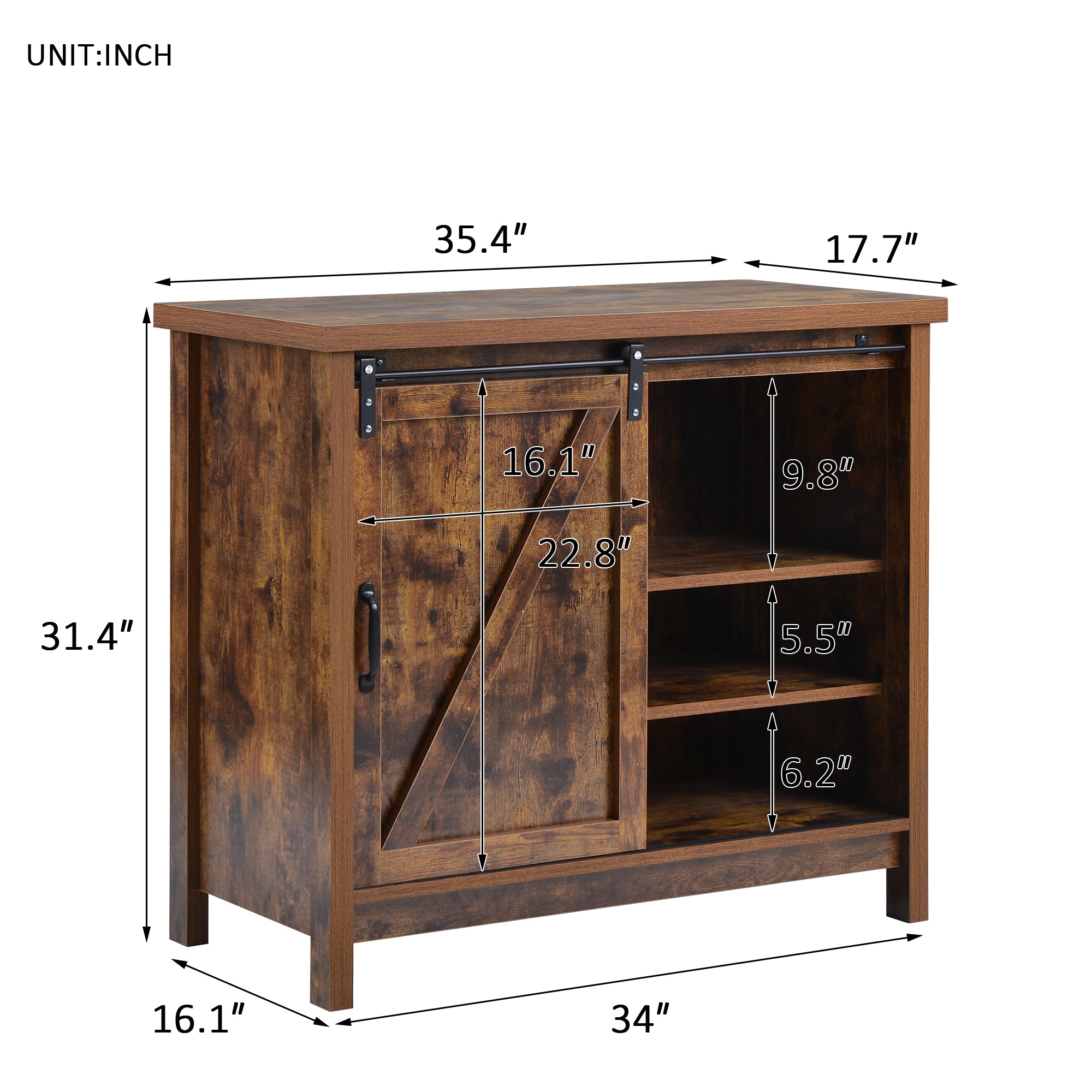52 in.W TV Stand in Yellow with Removable Door and Shelf
