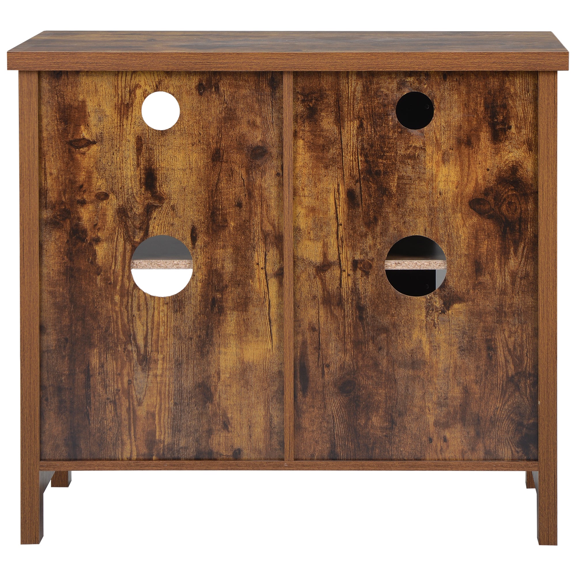 52 in.W TV Stand in Yellow with Removable Door and Shelf