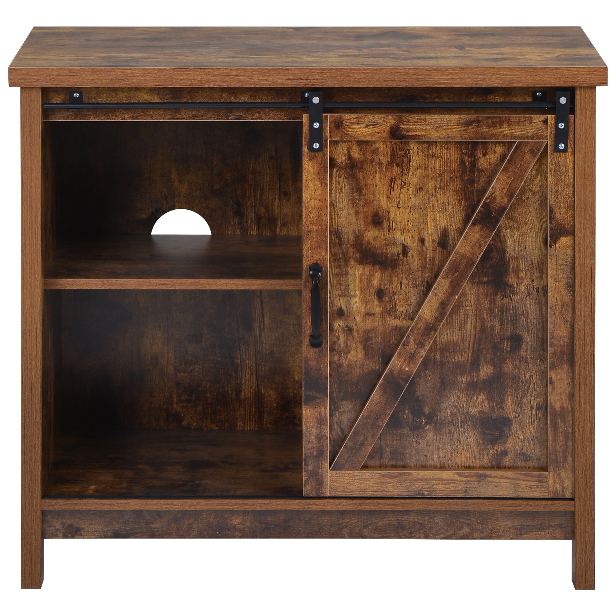 52 in.W TV Stand in Yellow with Removable Door and Shelf