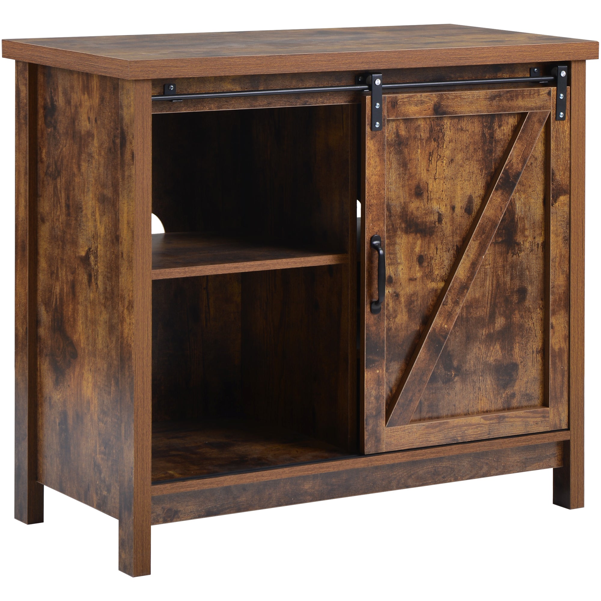 52 in.W TV Stand in Yellow with Removable Door and Shelf