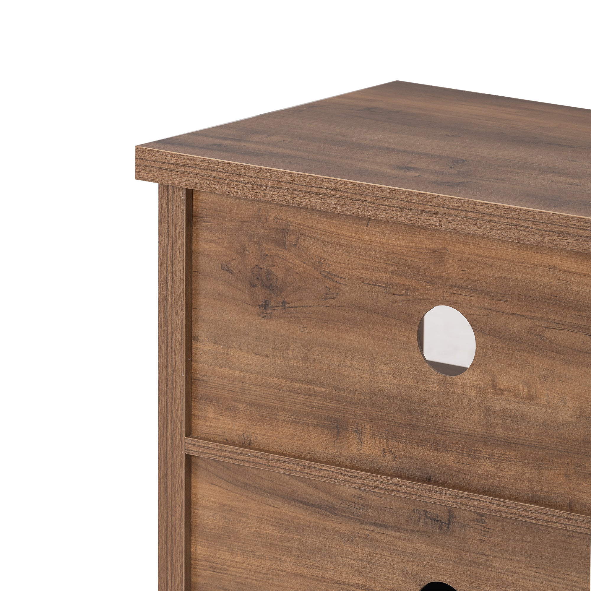 52 in.W TV Stand in Yellow with Removable Door and Shelf
