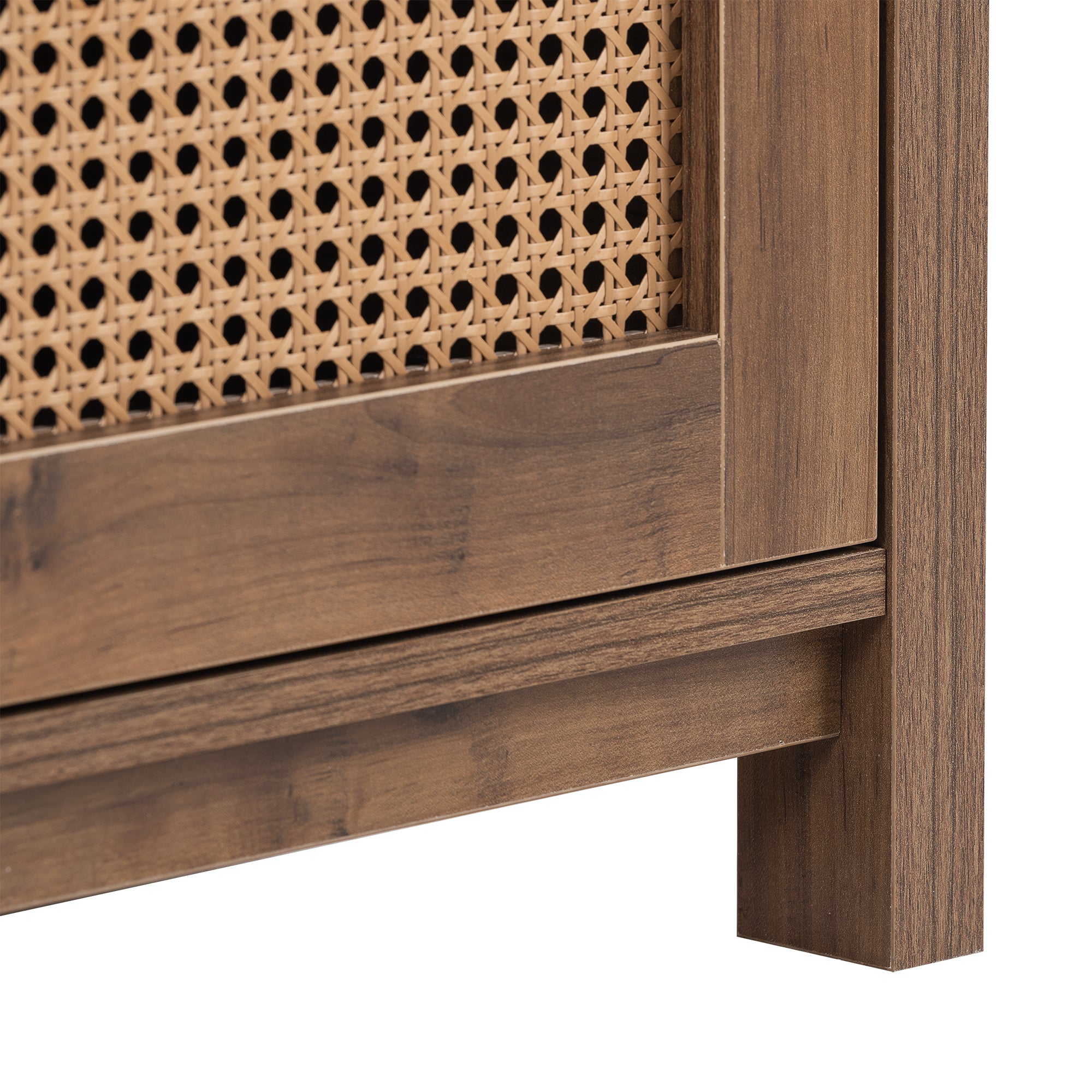 52 in.W TV Stand in Yellow with Removable Door and Shelf