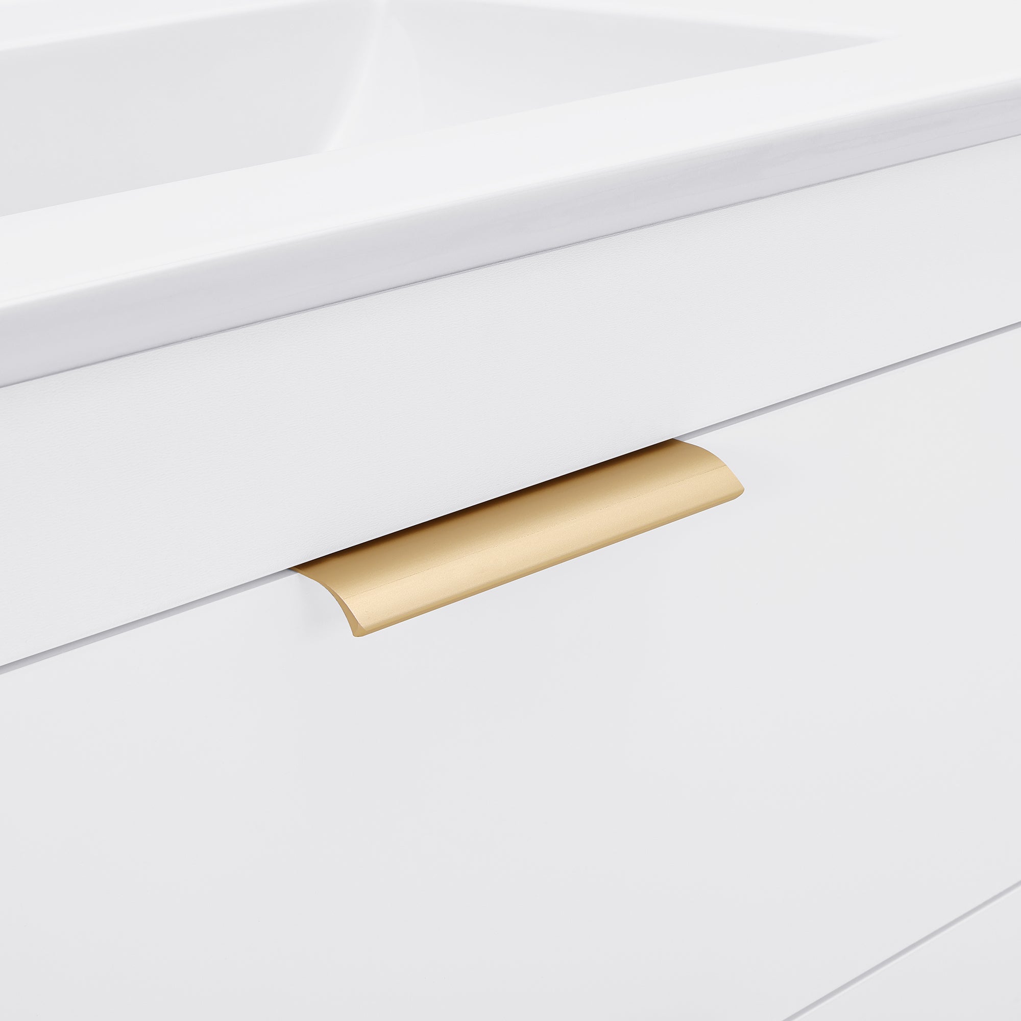 24 in. W x 19 in. H MDF Floating Bathroom Vanity with Integrated Ceramic Sink and Doors