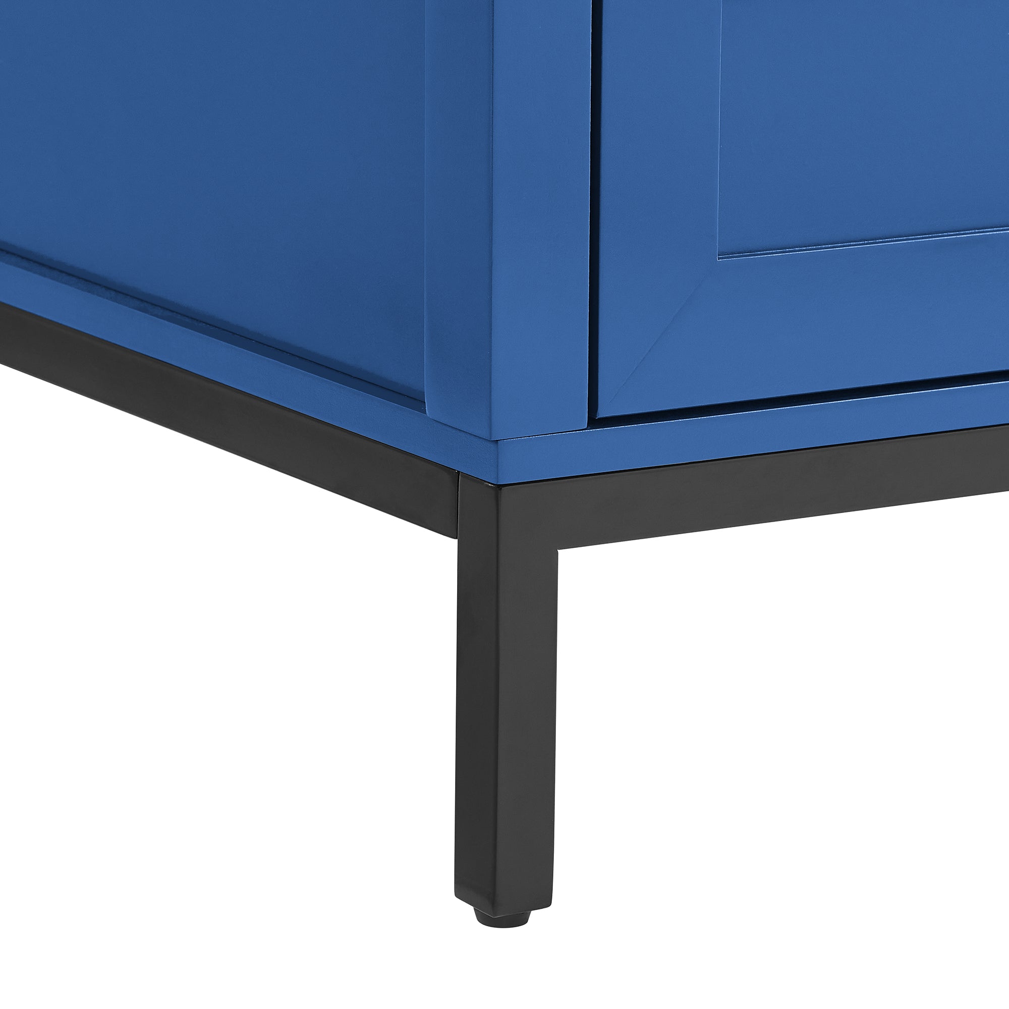 36 Inches MDF Freestanding Bathroom Vanity with Integrated Ceramic Sink and Doors