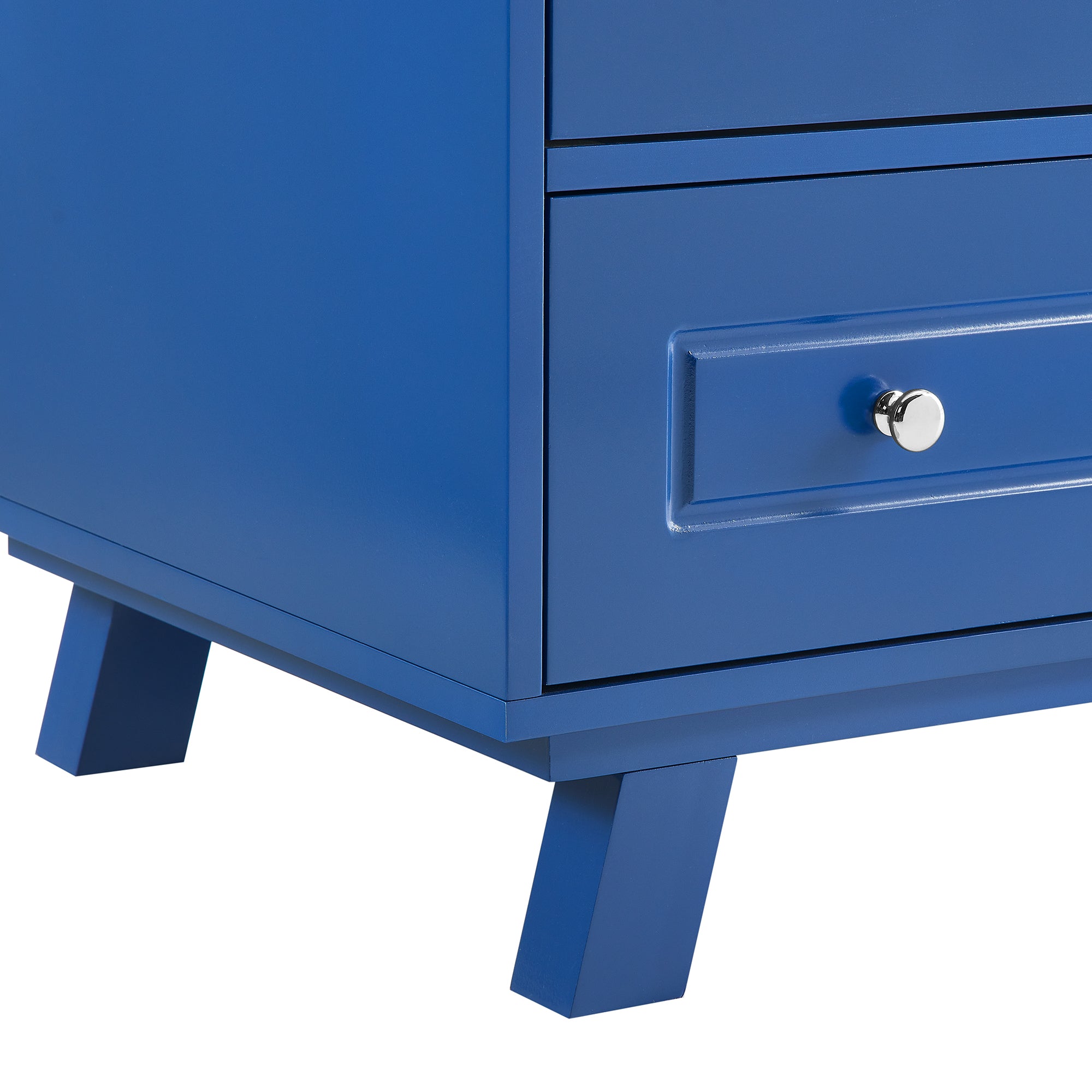 30 Inches MDF Freestanding Bathroom Vanity with Integrated Ceramic Sink and Doors