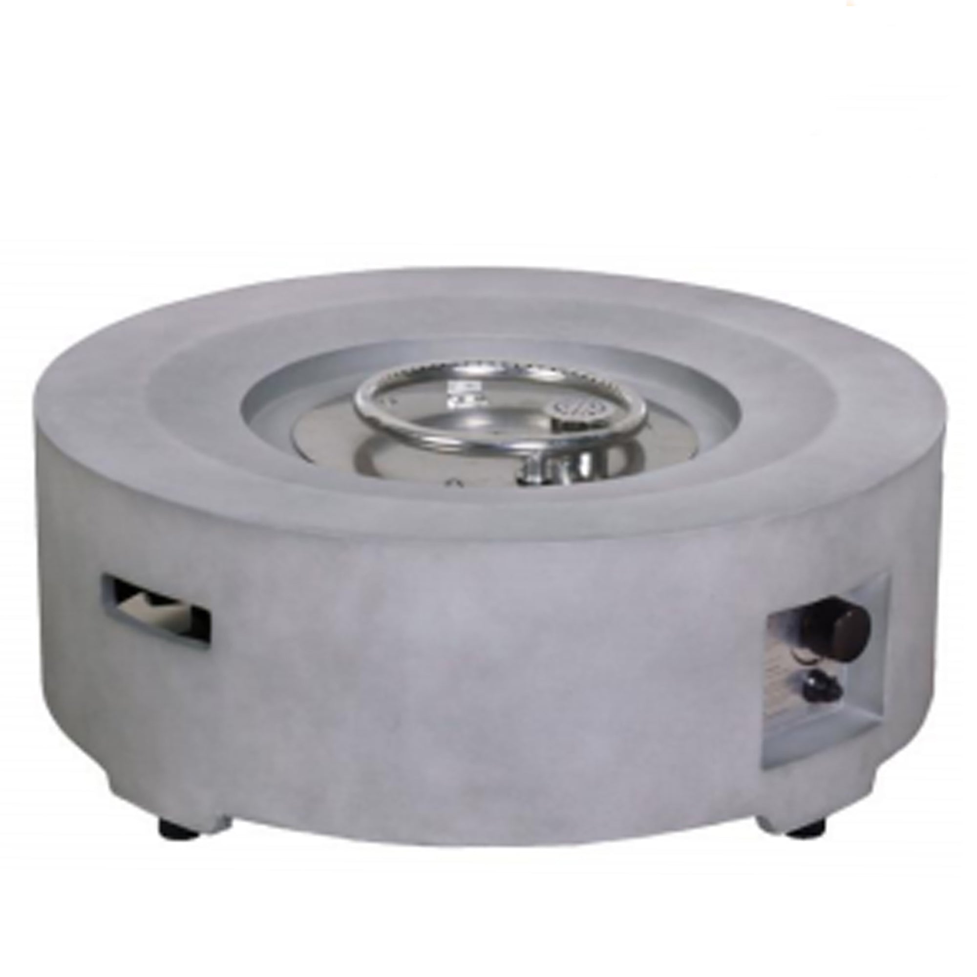 40,000 BTU Steel Outdoor Propane Gas Fire Pit Table with Steel lid and Weather Cover