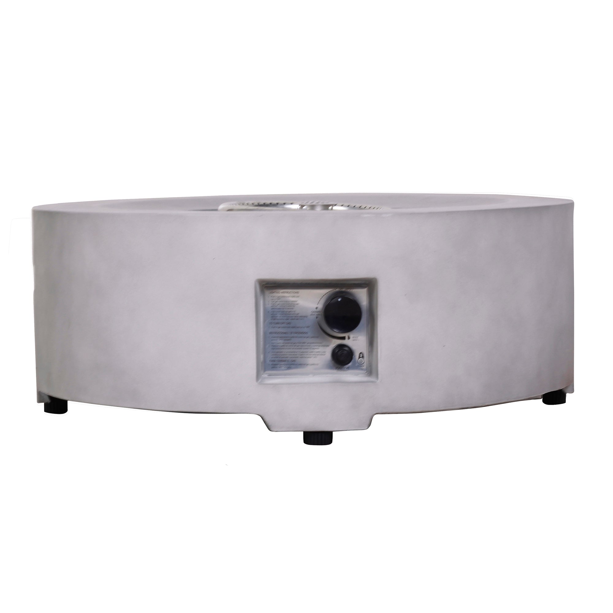 40,000 BTU Steel Outdoor Propane Gas Fire Pit Table with Steel lid and Weather Cover