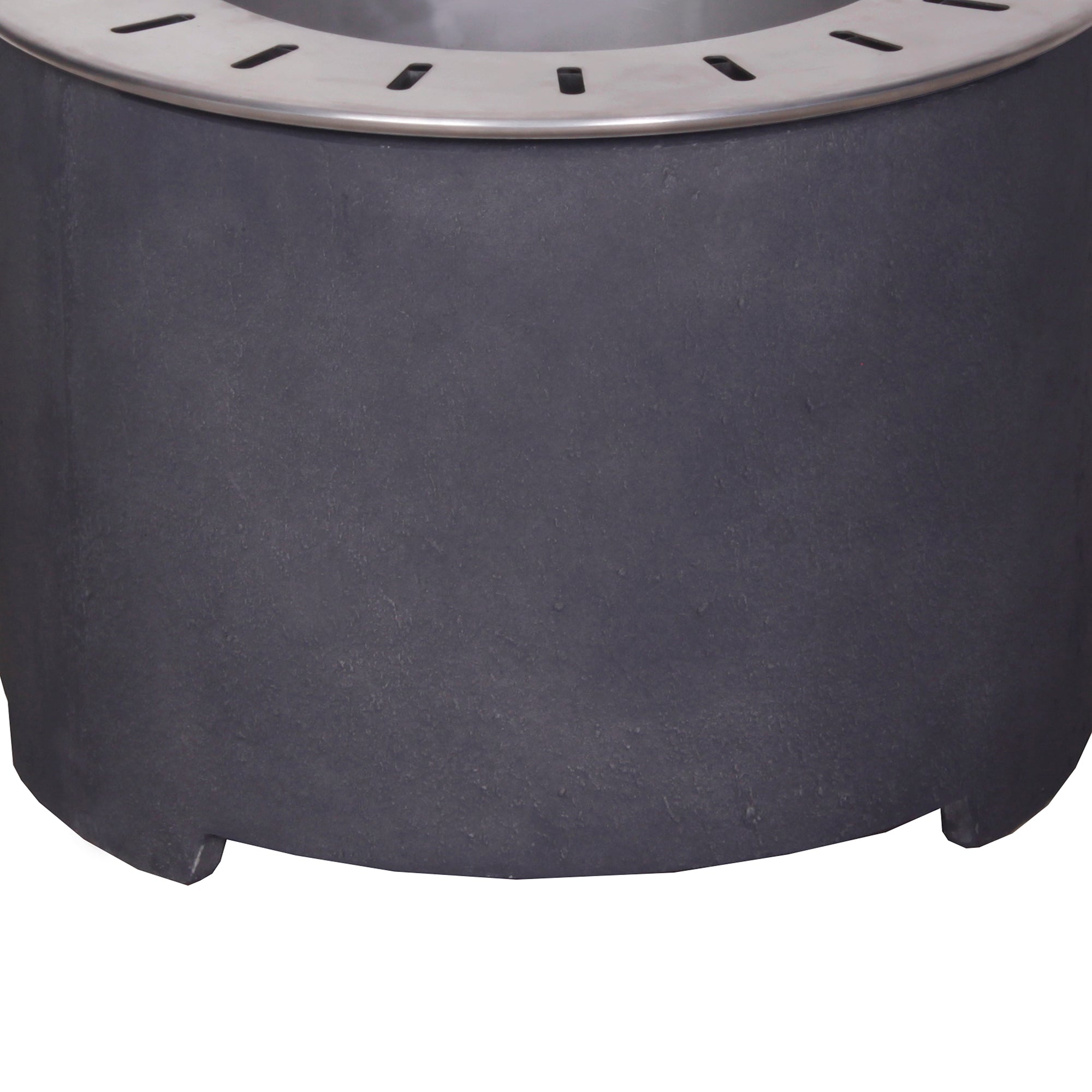 40,000 BTU Steel Outdoor Propane Gas Fire Pit Table with Steel lid and Weather Cover