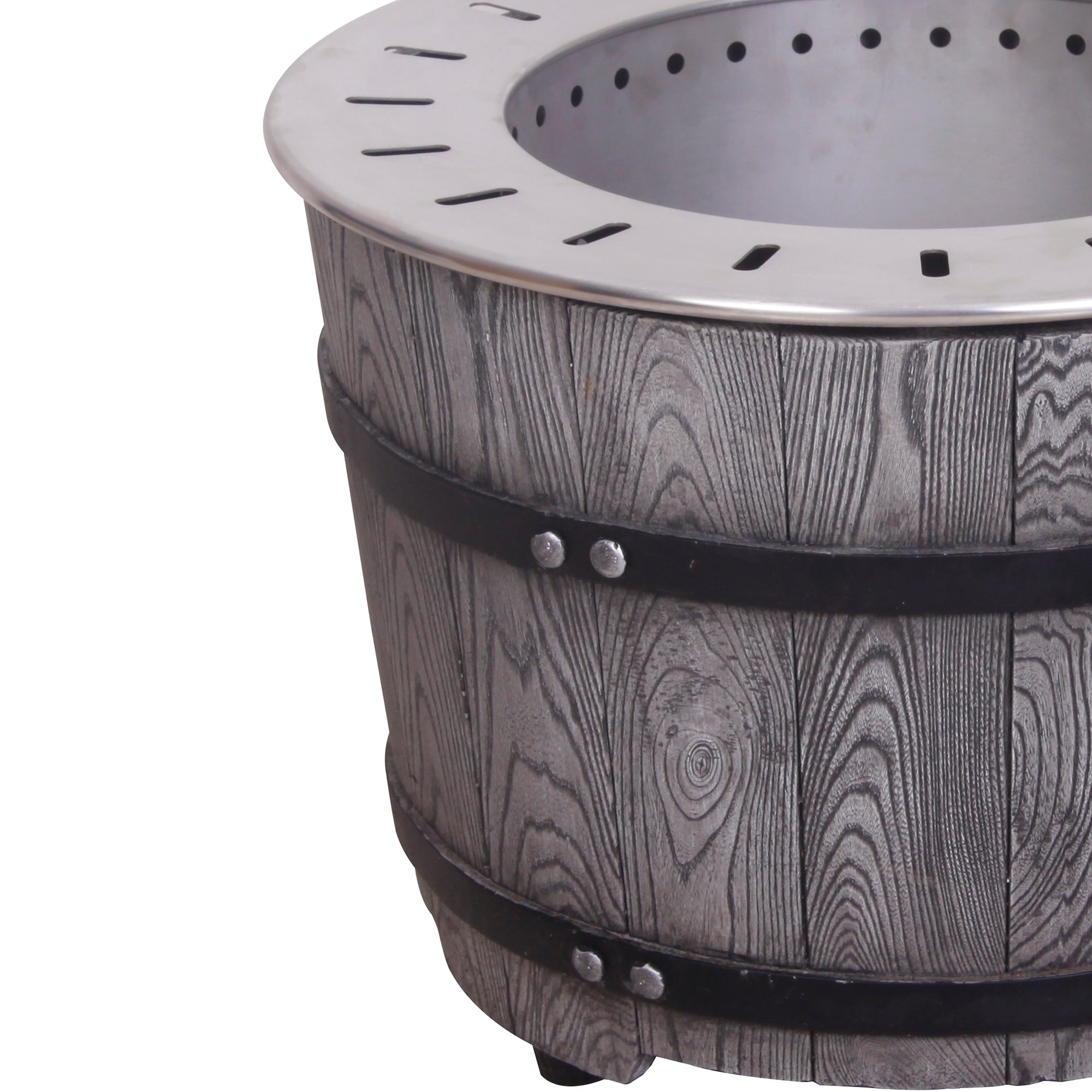40,000 BTU Steel Outdoor Propane Gas Fire Pit Table with Steel lid and Weather Cover