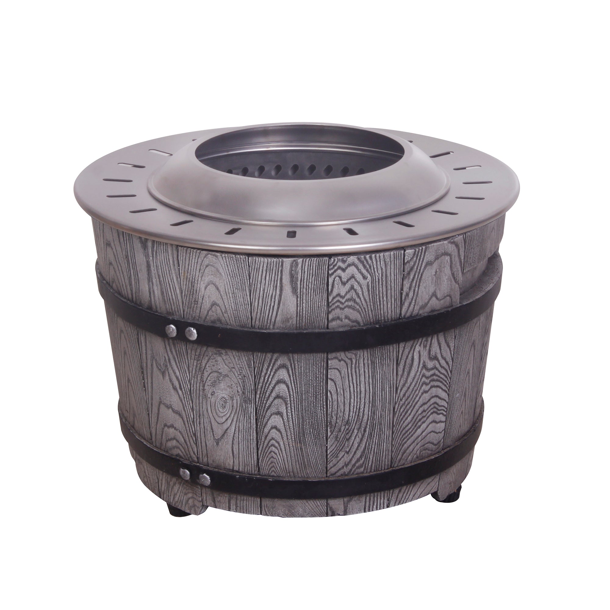 40,000 BTU Steel Outdoor Propane Gas Fire Pit Table with Steel lid and Weather Cover