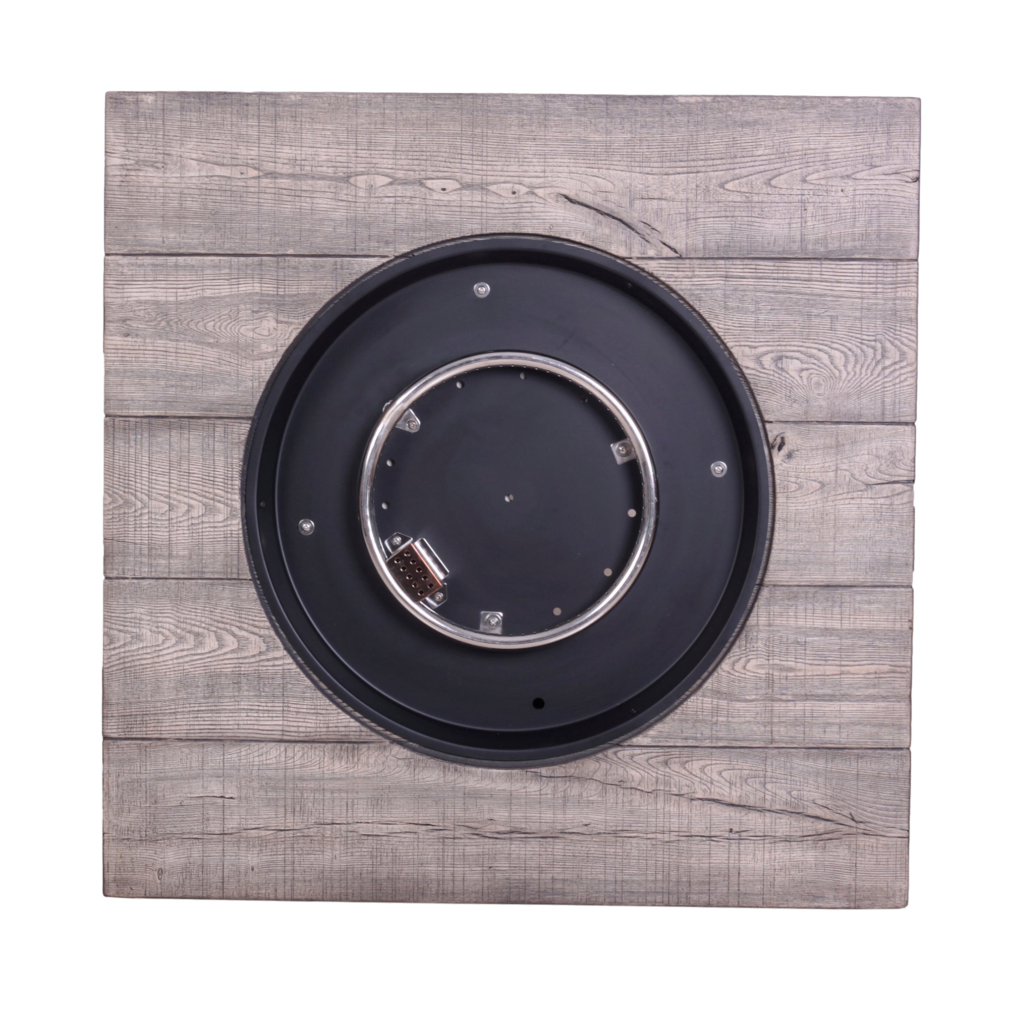 40,000 BTU Steel Outdoor Propane Gas Fire Pit Table with Steel lid and Weather Cover
