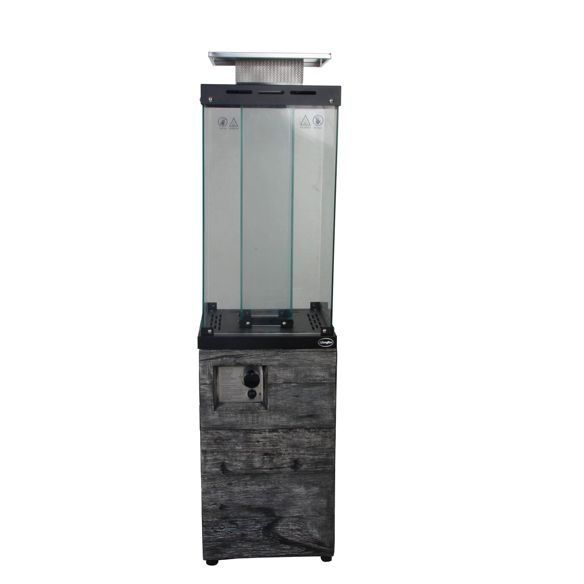 40,000 BTU Steel Outdoor Propane Gas Fire Pit Table with Steel lid and Weather Cover