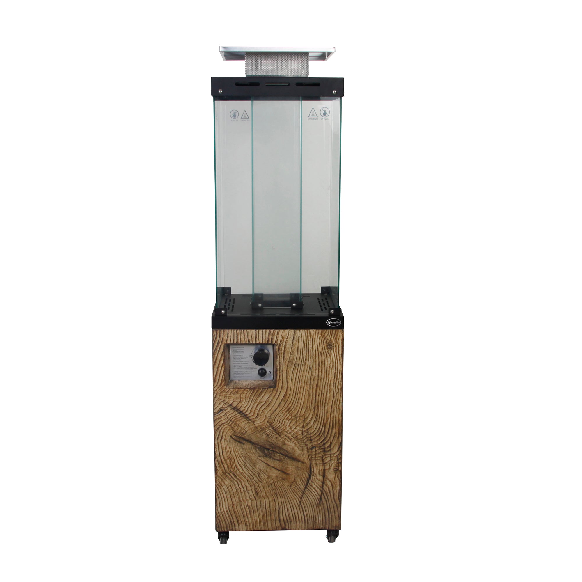 40,000 BTU Steel Outdoor Propane Gas Fire Pit Table with Steel lid and Weather Cover