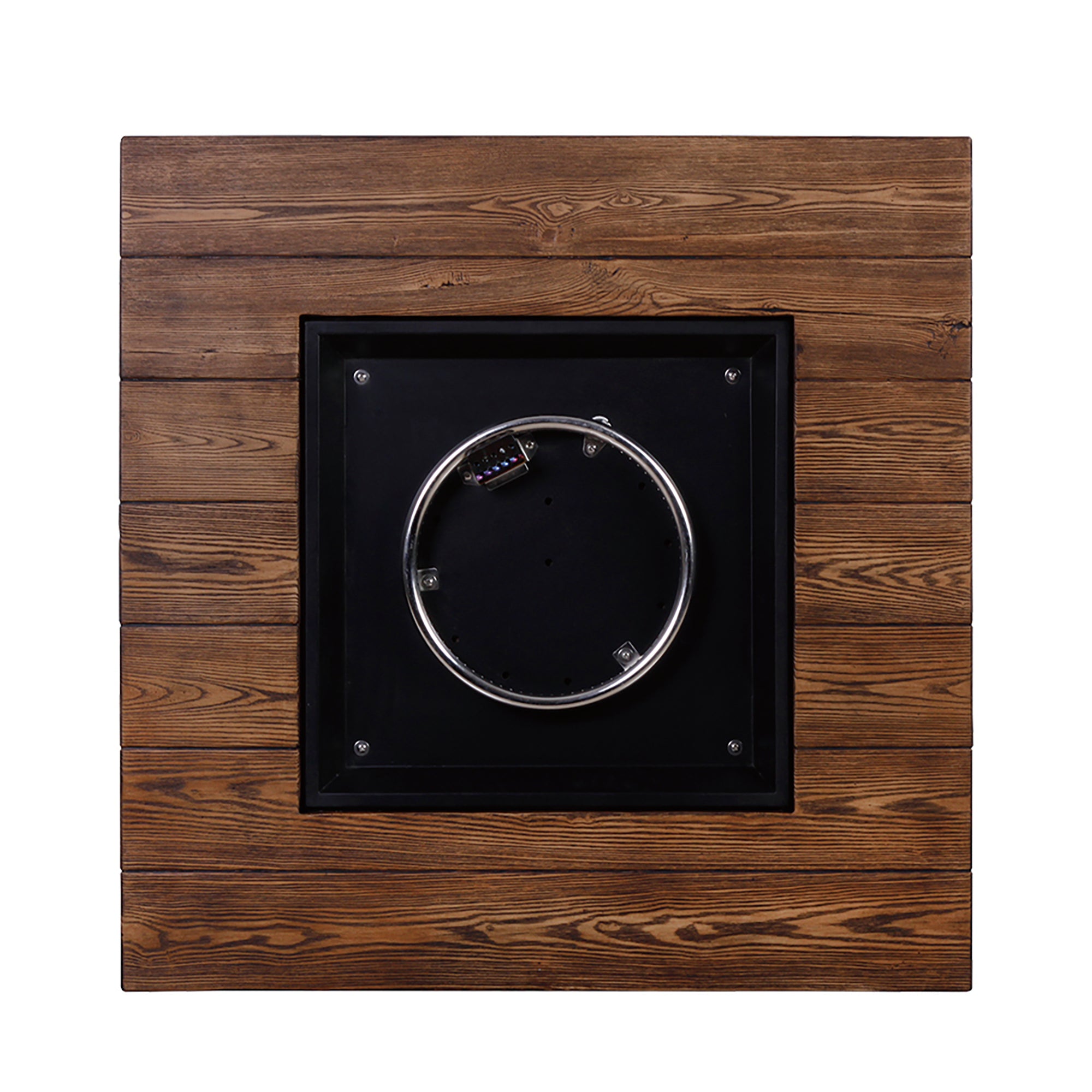 40,000 BTU Steel Outdoor Propane Gas Fire Pit Table with Steel lid and Weather Cover