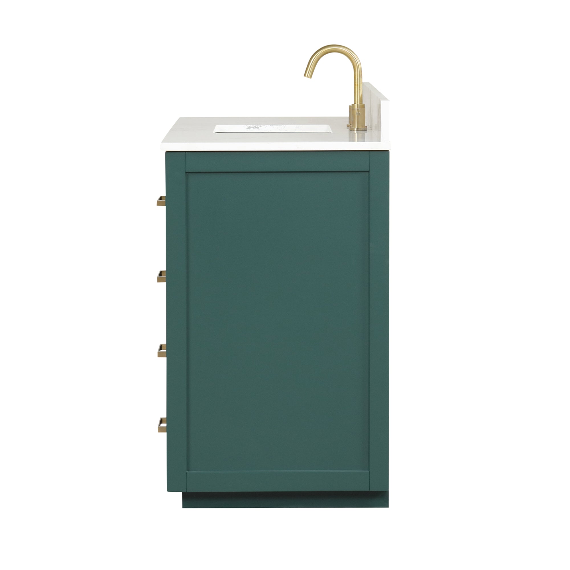 54 inch Freestanding Bathroom Vanity Set with Ceramic Sink