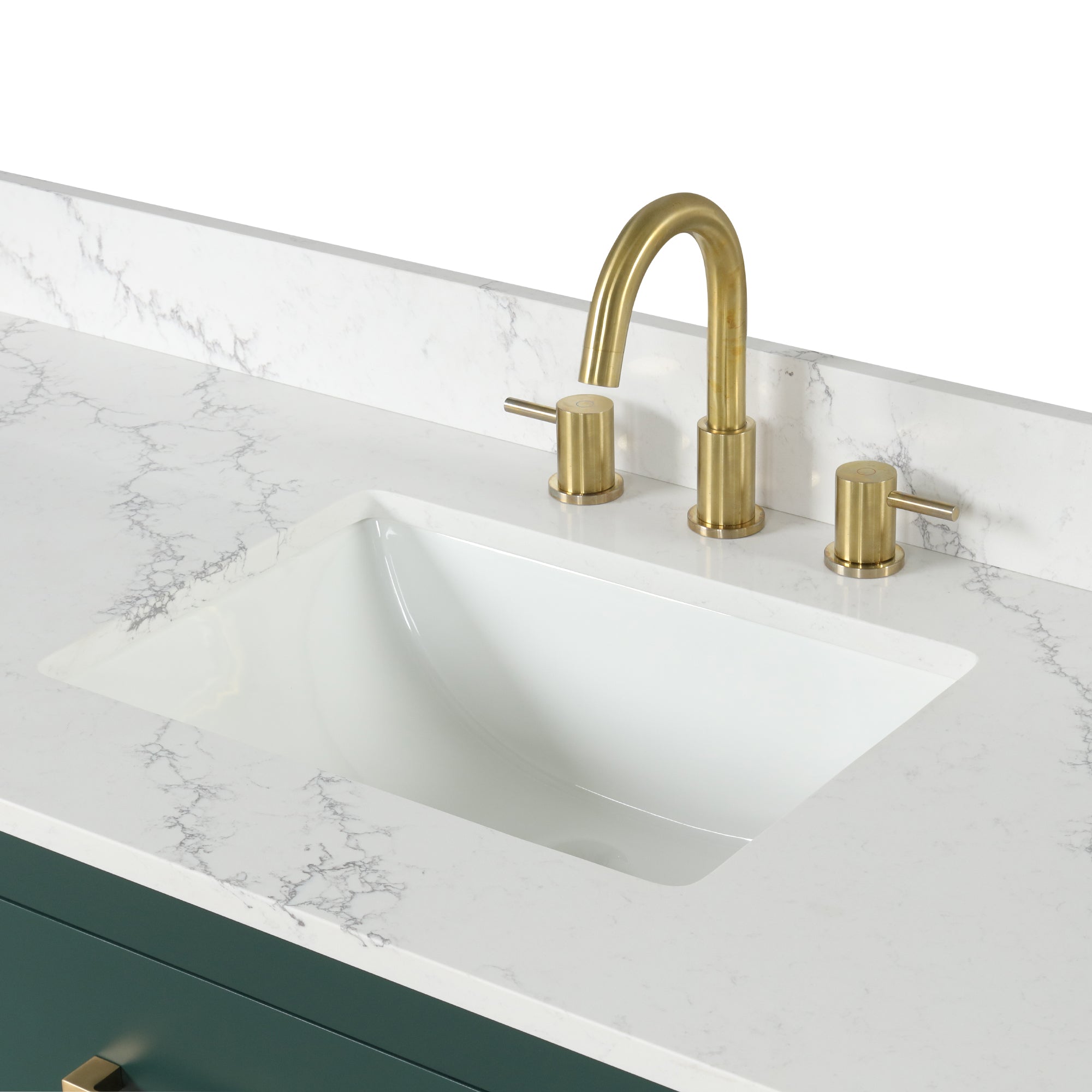 54 inch Freestanding Bathroom Vanity Set with Ceramic Sink