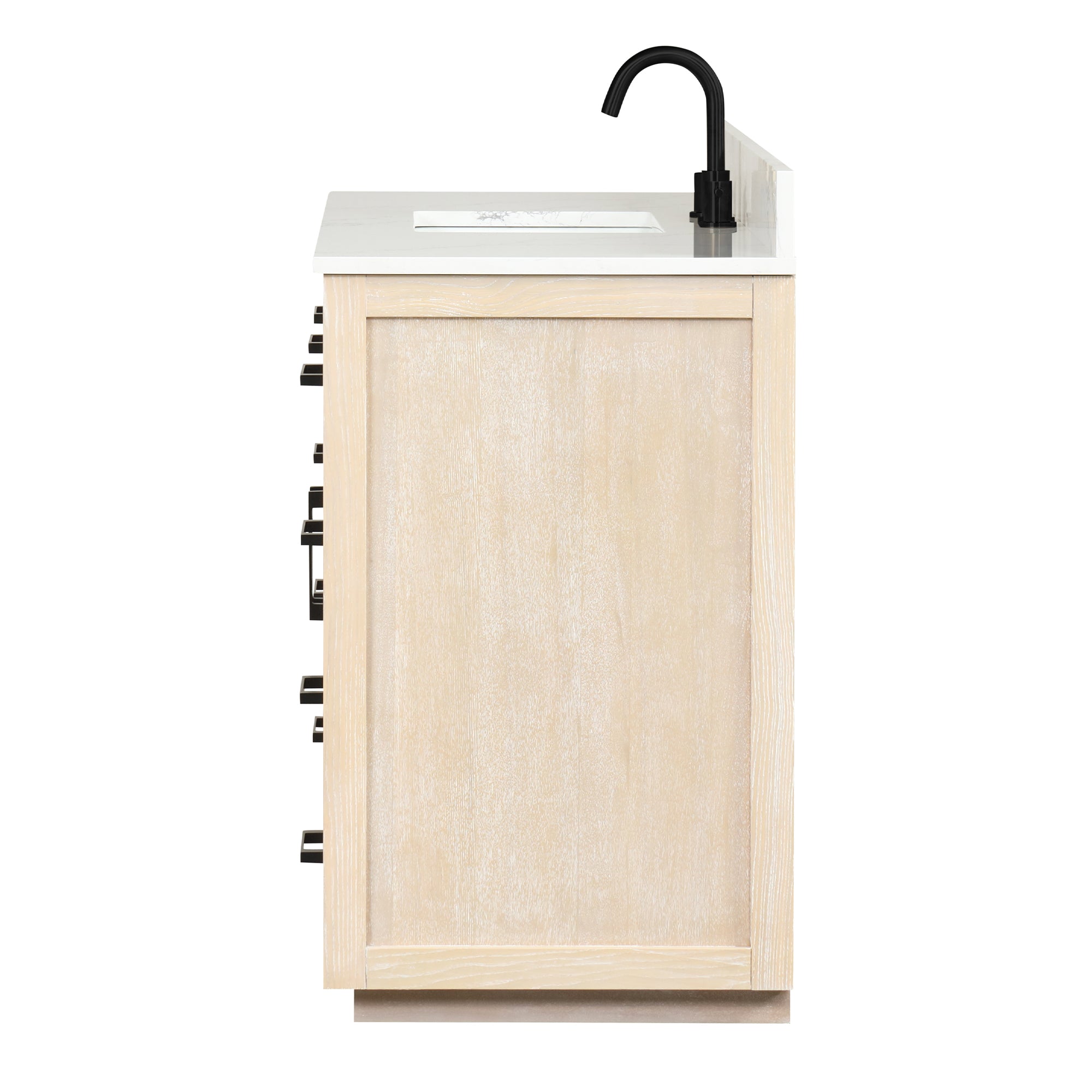 54 inch Freestanding Bathroom Vanity Set with Ceramic Sink