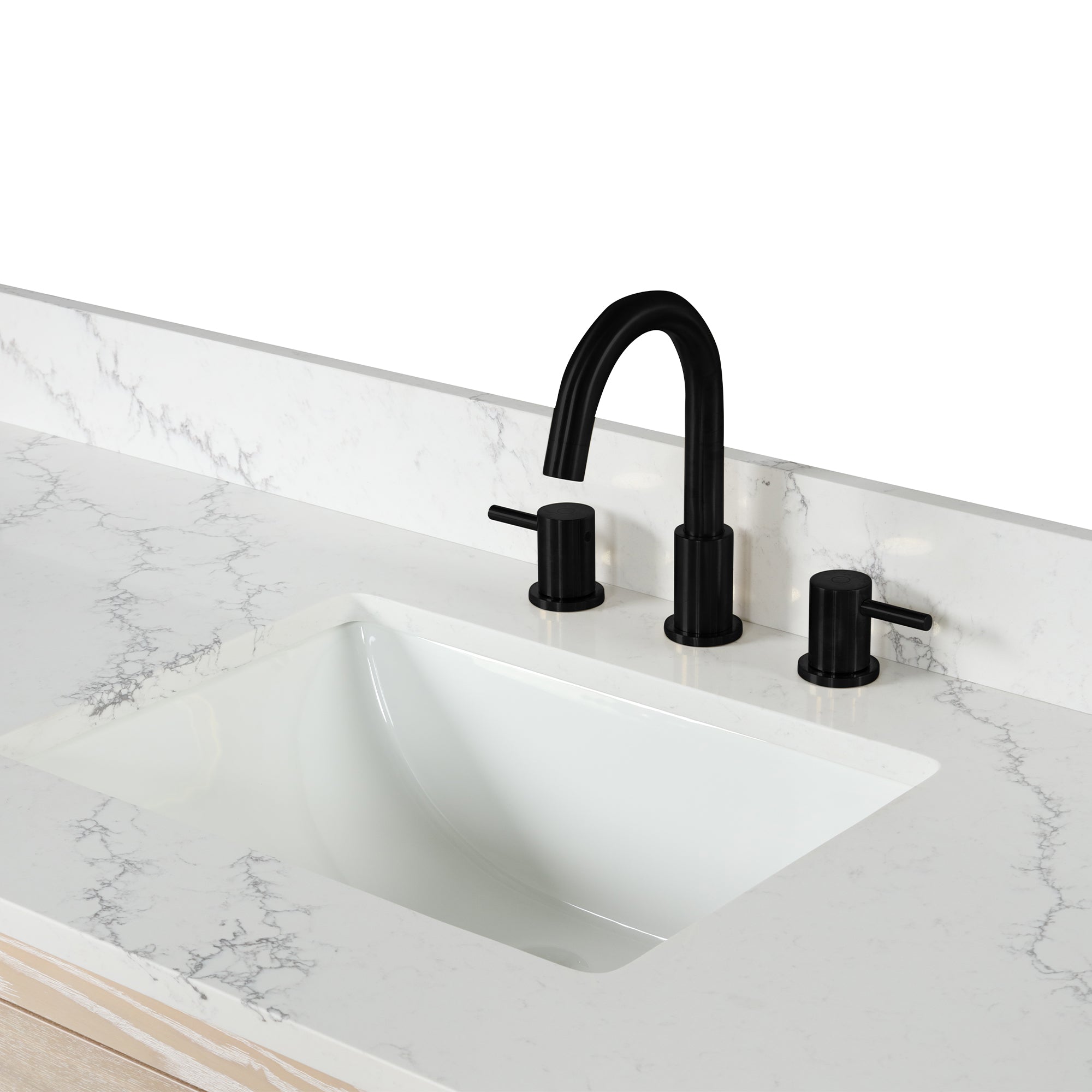 54 inch Freestanding Bathroom Vanity Set with Ceramic Sink