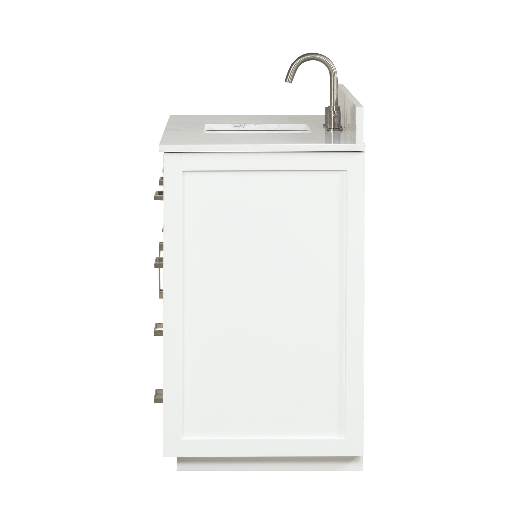 54 inch Freestanding Bathroom Vanity Set with Ceramic Sink