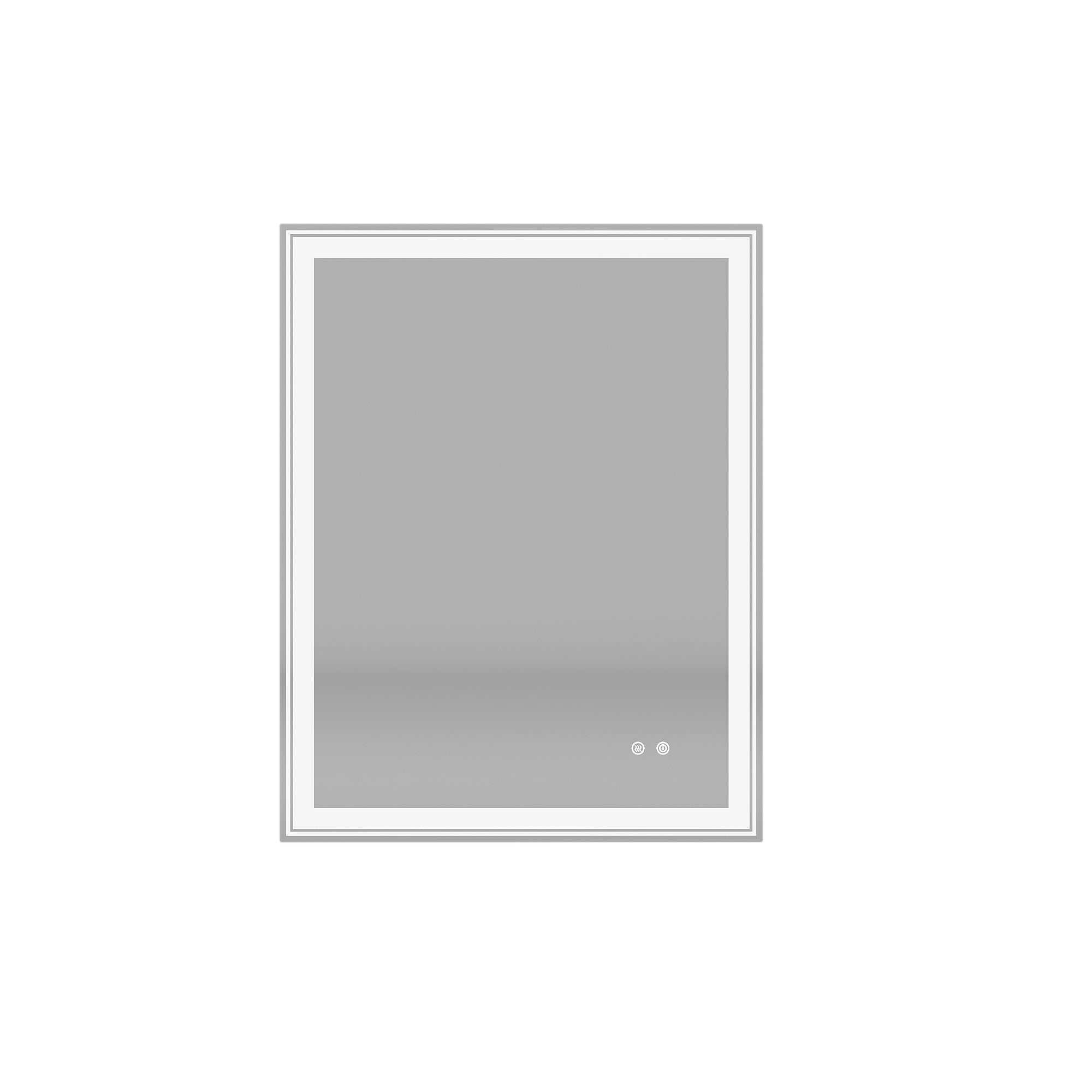 Rectangular Frameless Dimmable Wall Mounted LED Bathroom Vanity Mirror