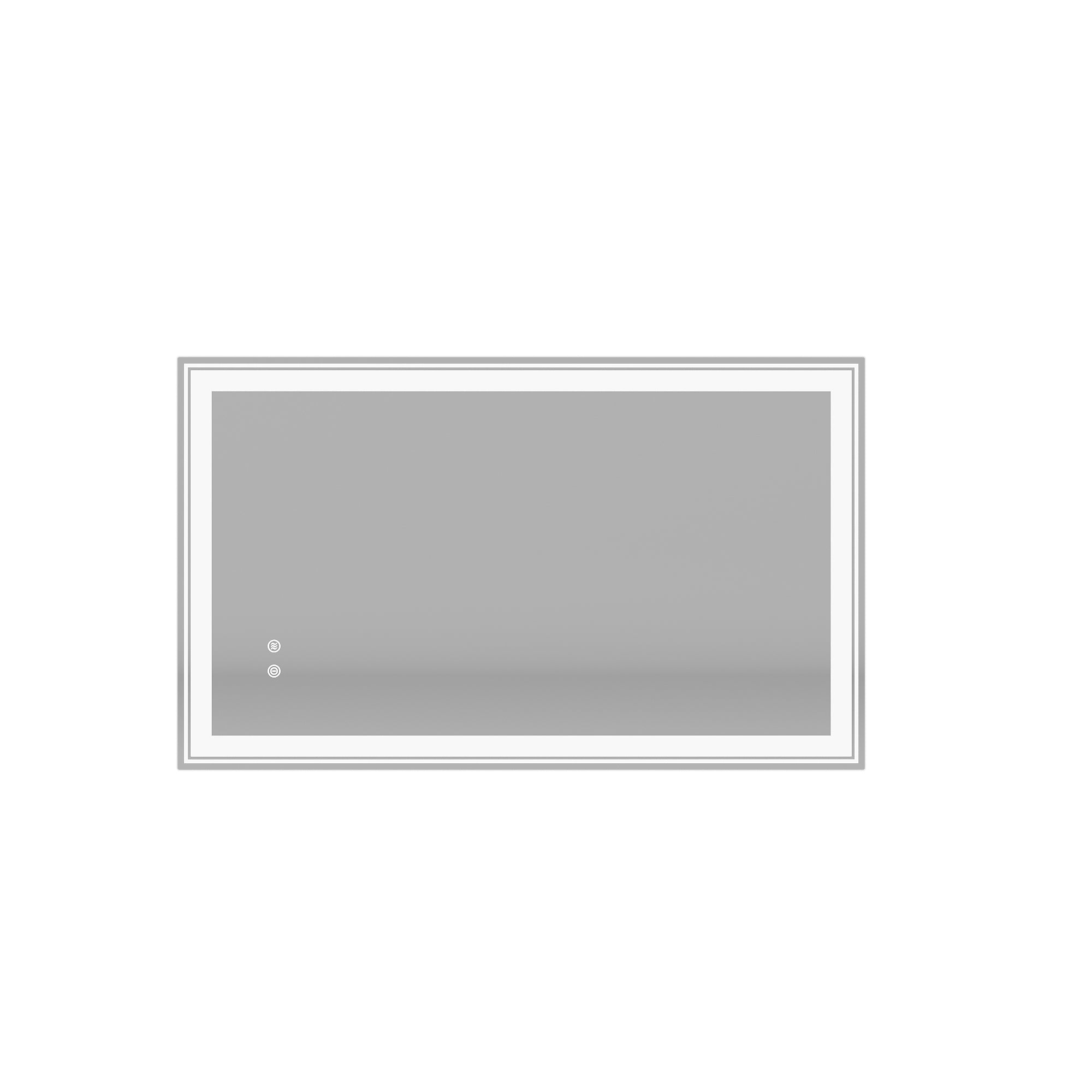Rectangular Frameless Dimmable Wall Mounted LED Bathroom Vanity Mirror
