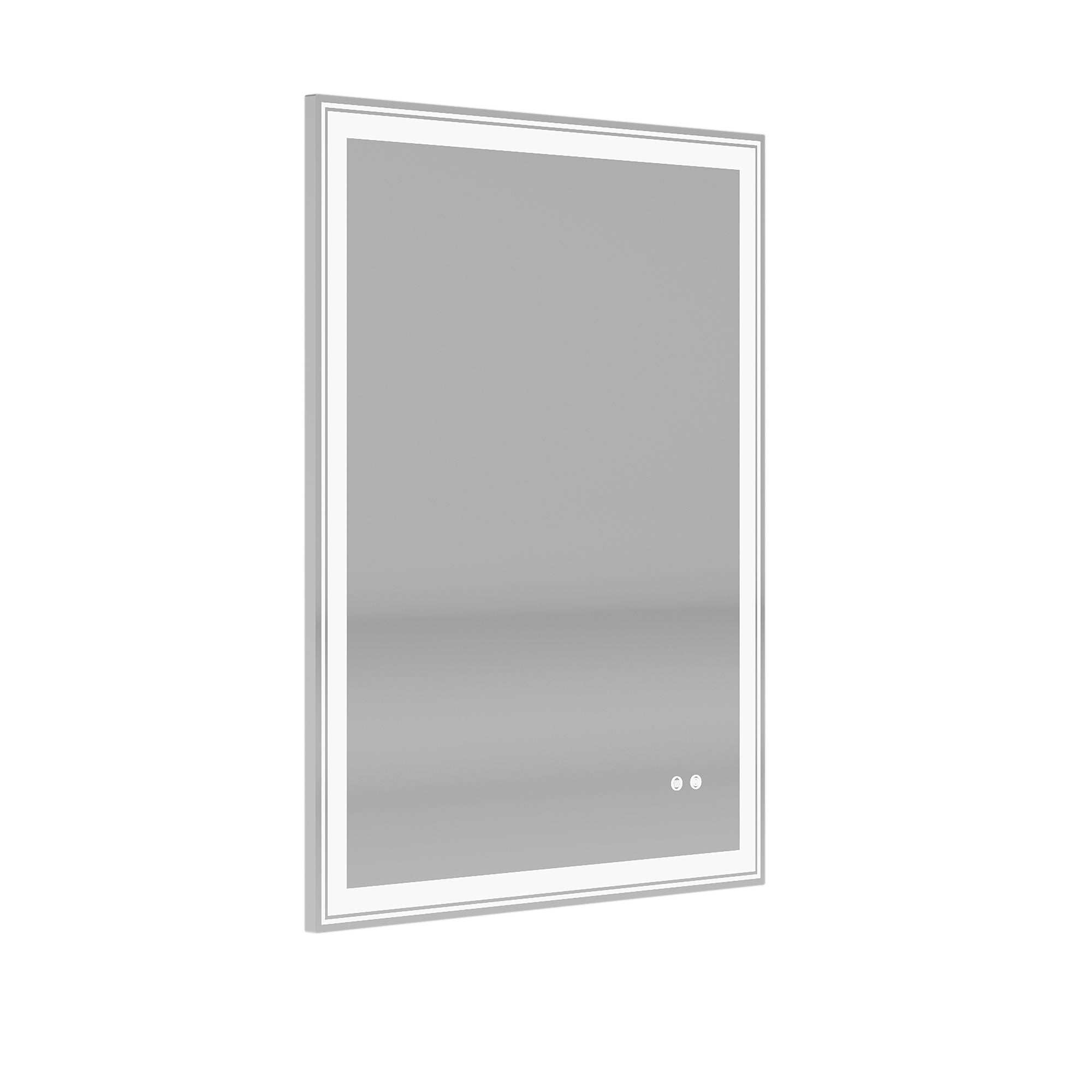 Rectangular Frameless Dimmable Wall Mounted LED Bathroom Vanity Mirror