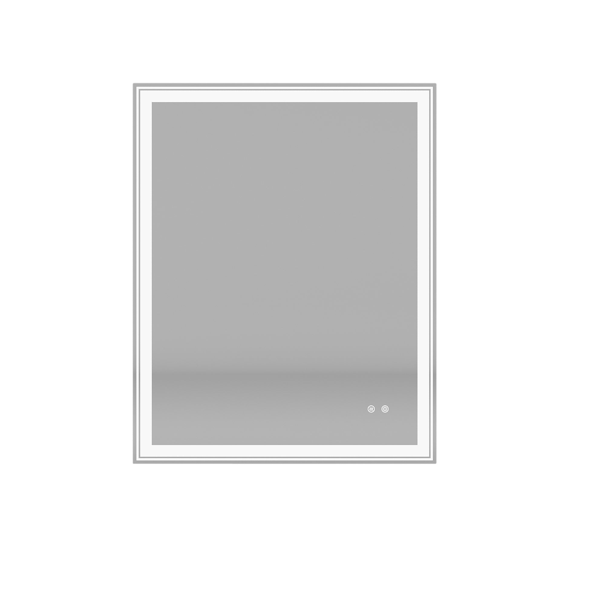 Rectangular Frameless Dimmable Wall Mounted LED Bathroom Vanity Mirror