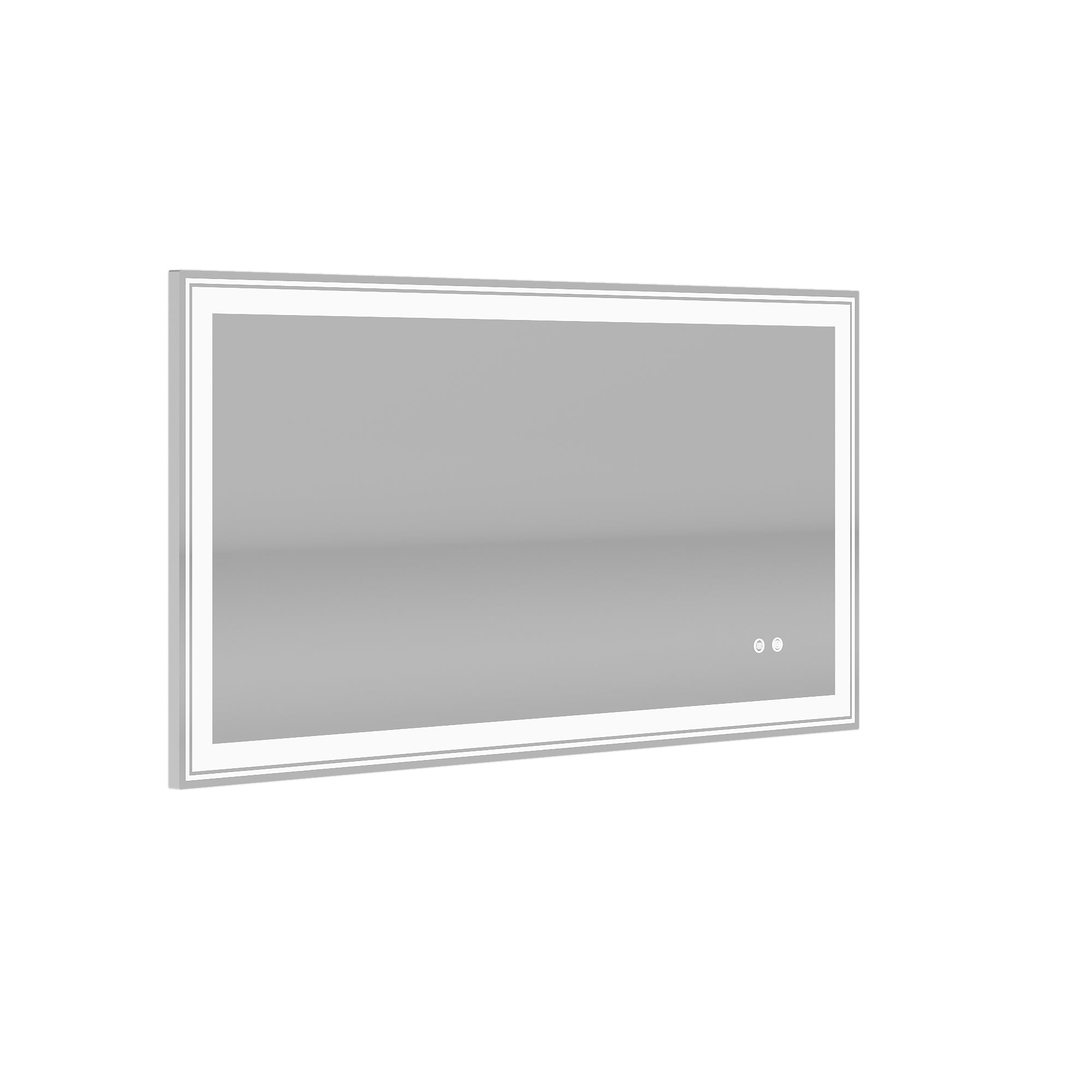 Rectangular Frameless Dimmable Wall Mounted LED Bathroom Vanity Mirror