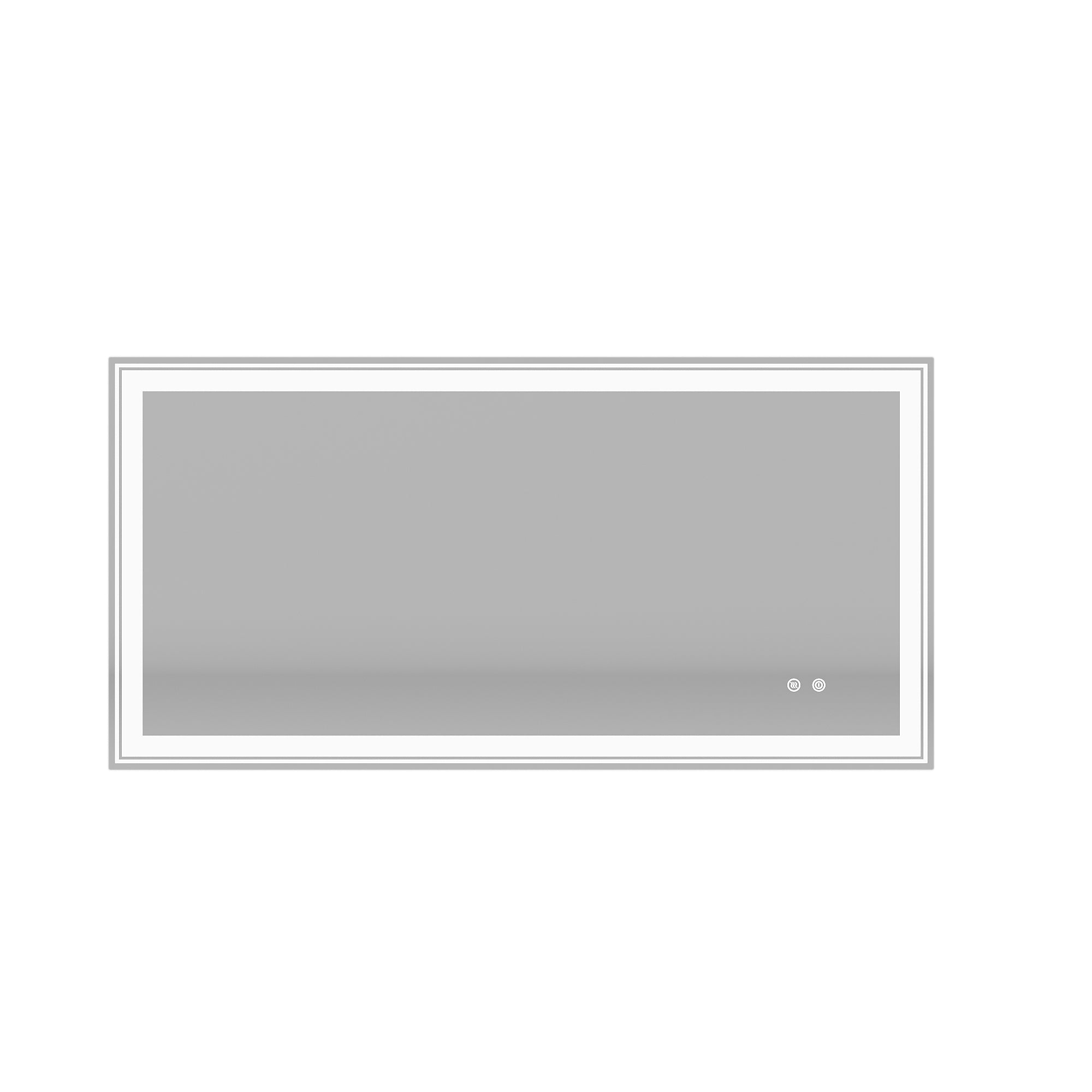 Rectangular Frameless Dimmable Wall Mounted LED Bathroom Vanity Mirror
