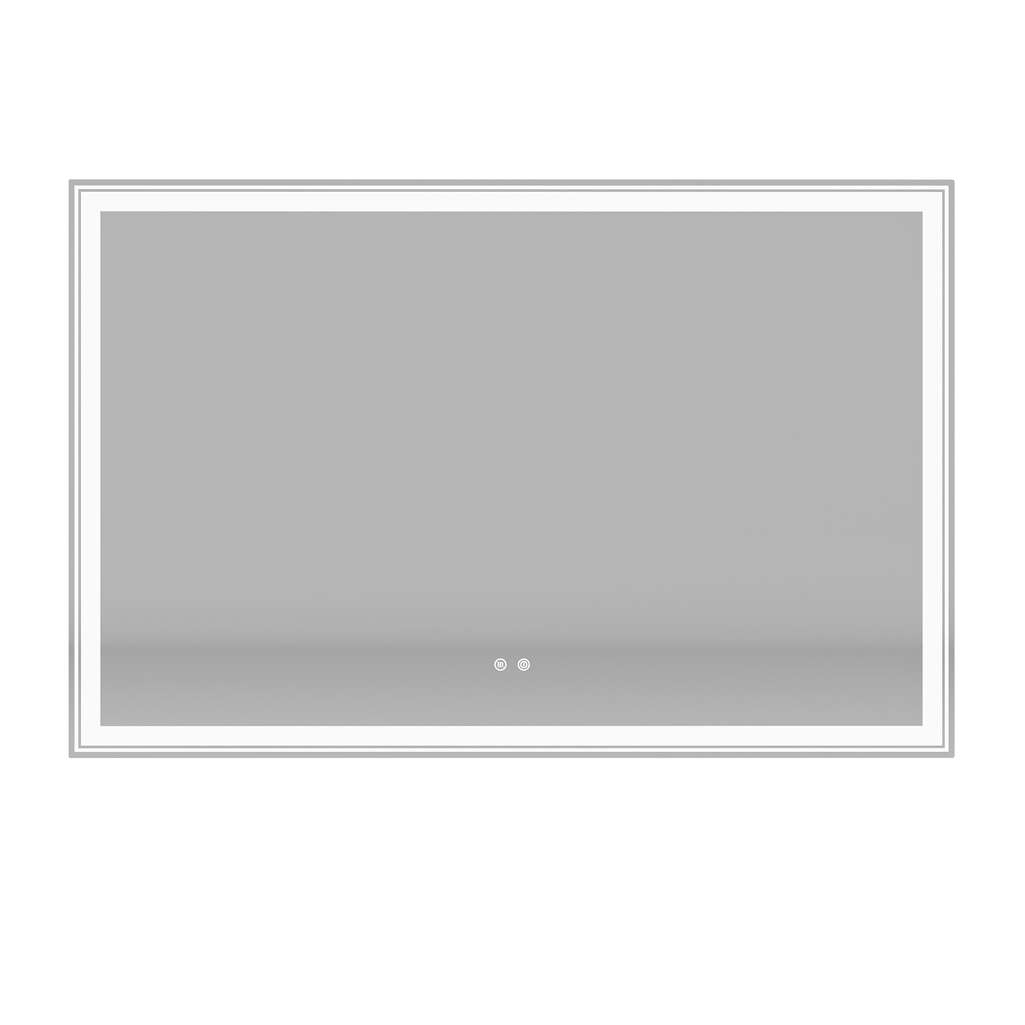 Rectangular Frameless Dimmable Wall Mounted LED Bathroom Vanity Mirror