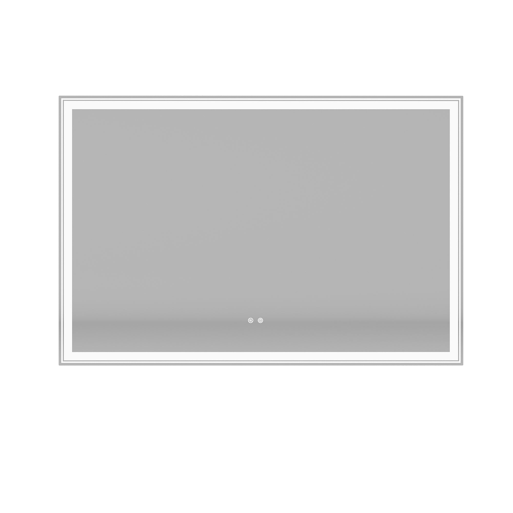 Rectangular Frameless Dimmable Wall Mounted LED Bathroom Vanity Mirror
