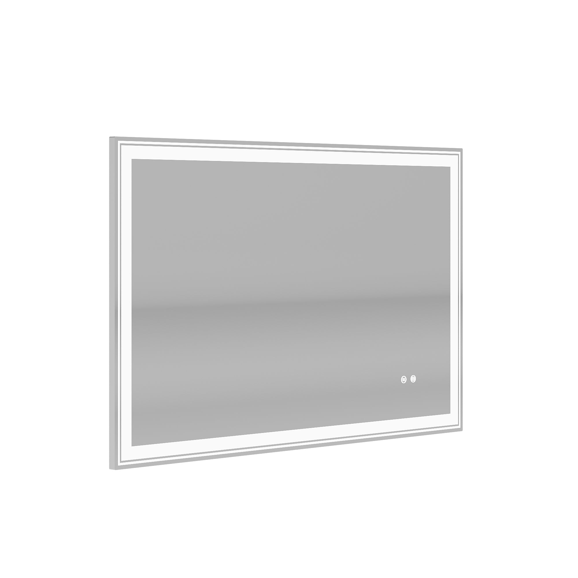 Rectangular Frameless Dimmable Wall Mounted LED Bathroom Vanity Mirror