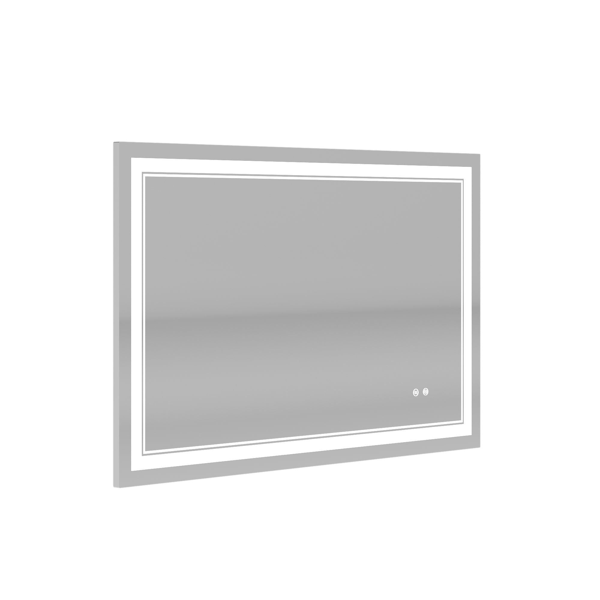 Rectangular Frameless Dimmable Wall Mounted LED Bathroom Vanity Mirror