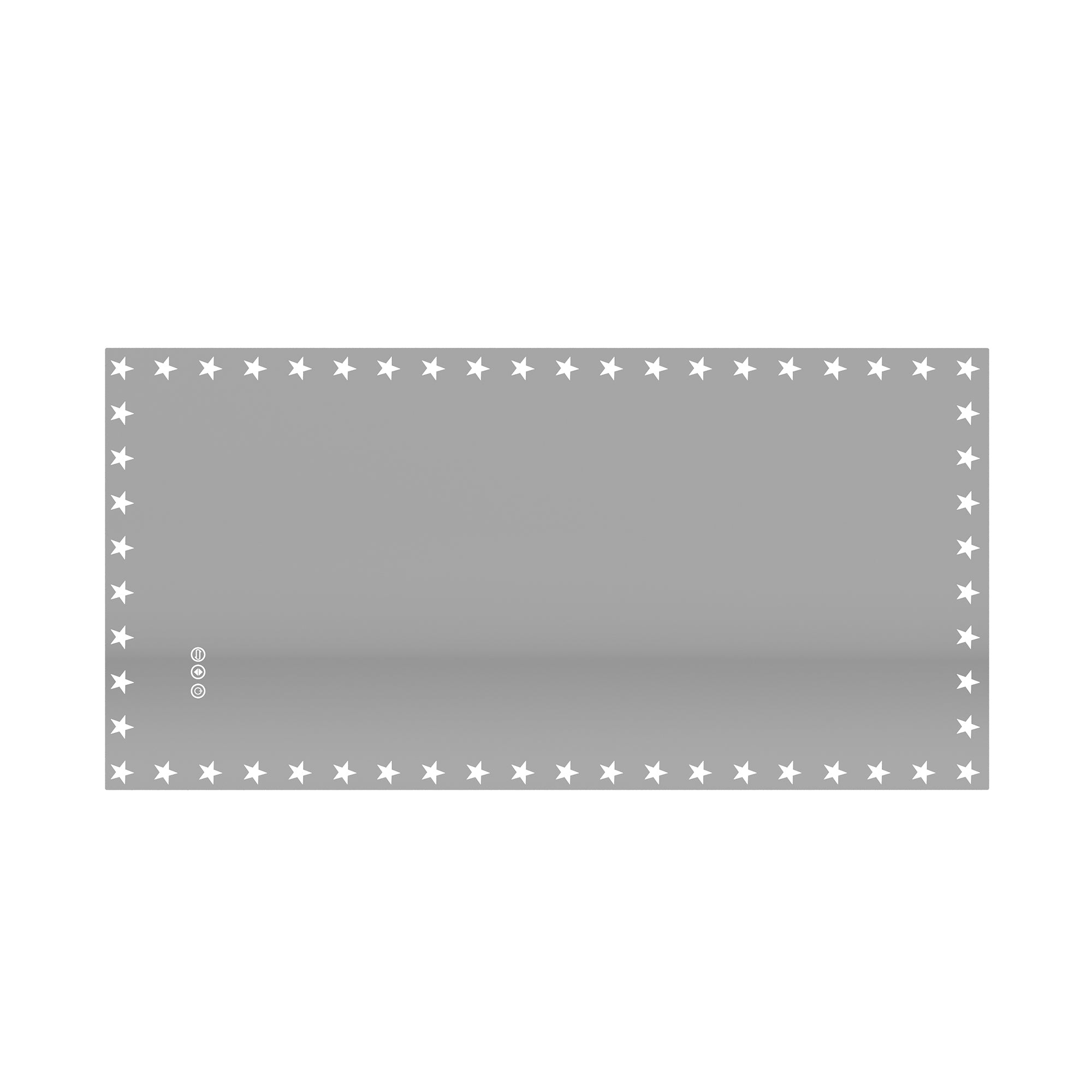 Rectangular Frameless Dimmable Wall Mounted LED Bathroom Vanity Mirror