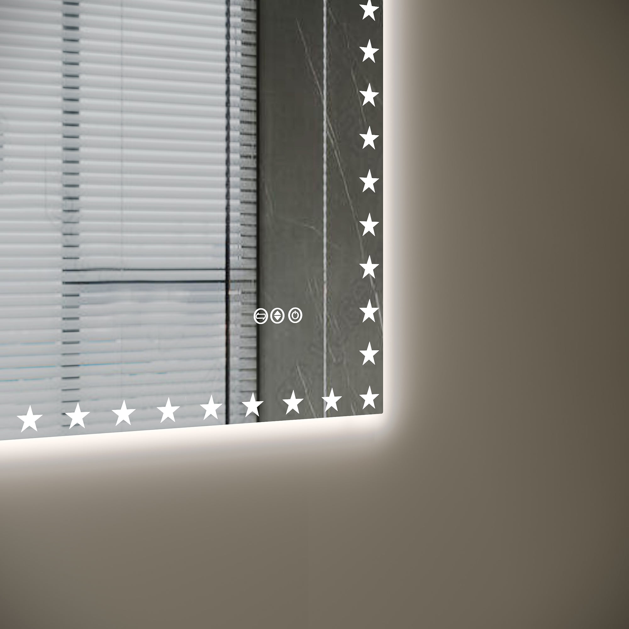 Rectangular Frameless Dimmable Wall Mounted LED Bathroom Vanity Mirror