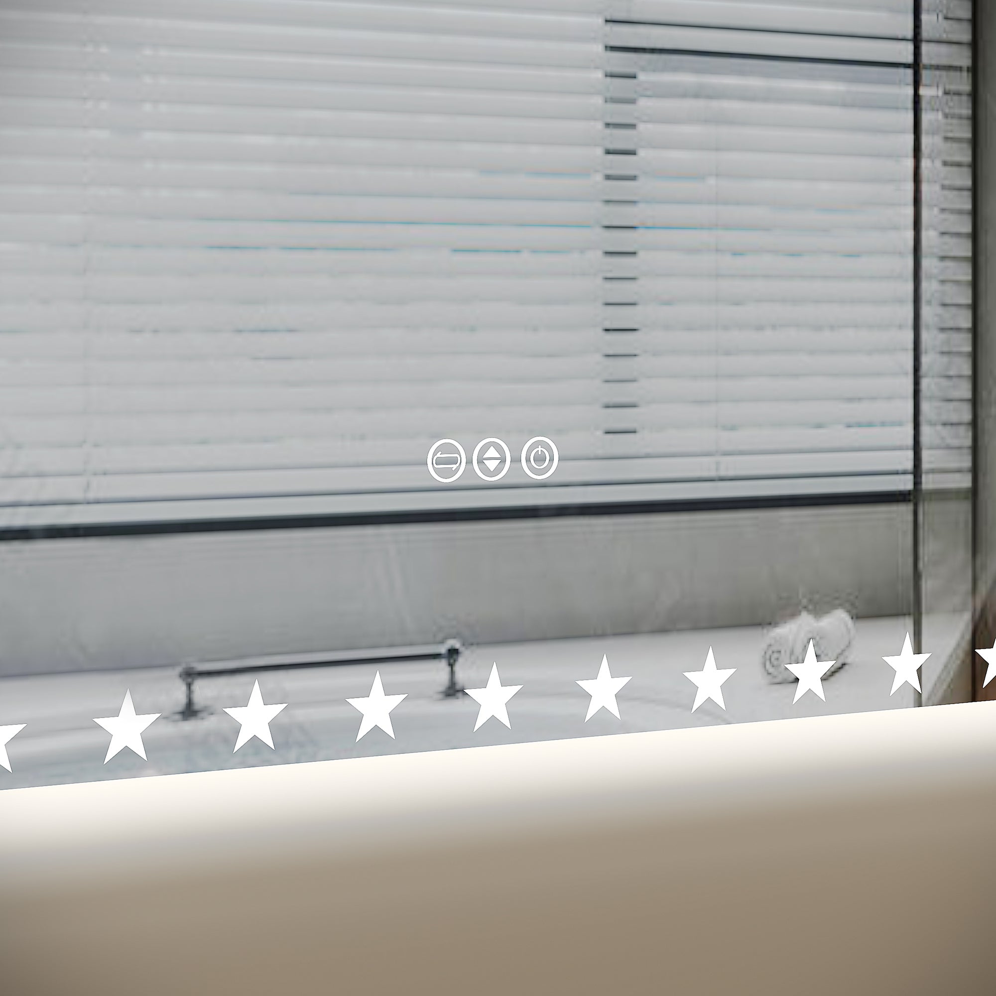 Rectangular Frameless Dimmable Wall Mounted LED Bathroom Vanity Mirror