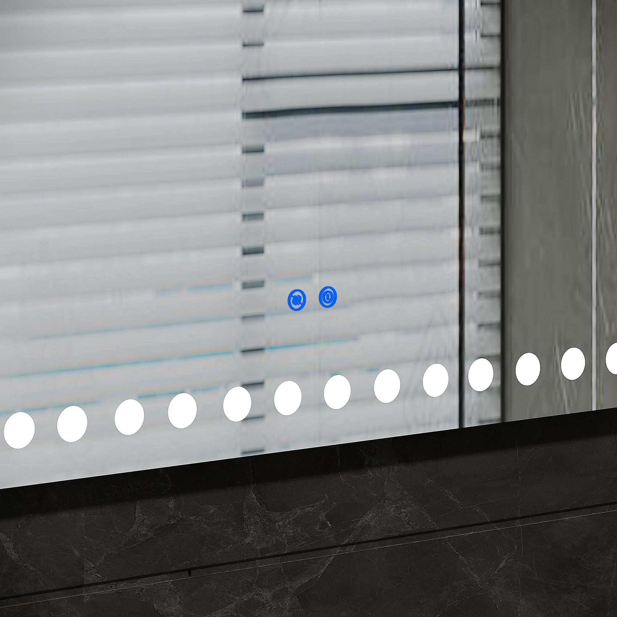 Rectangular Frameless Dimmable Wall Mounted LED Bathroom Vanity Mirror