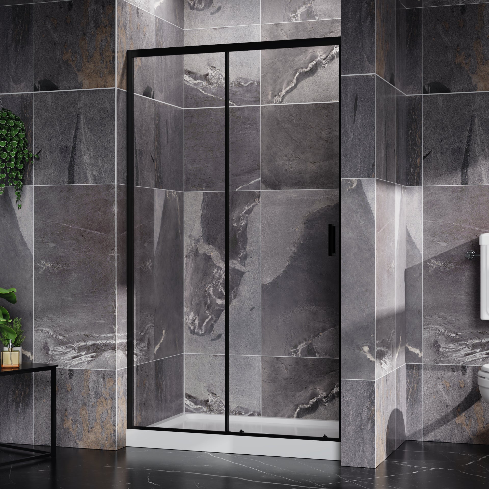 48 in. L x 32in. W ABS White Shower Base with Drain