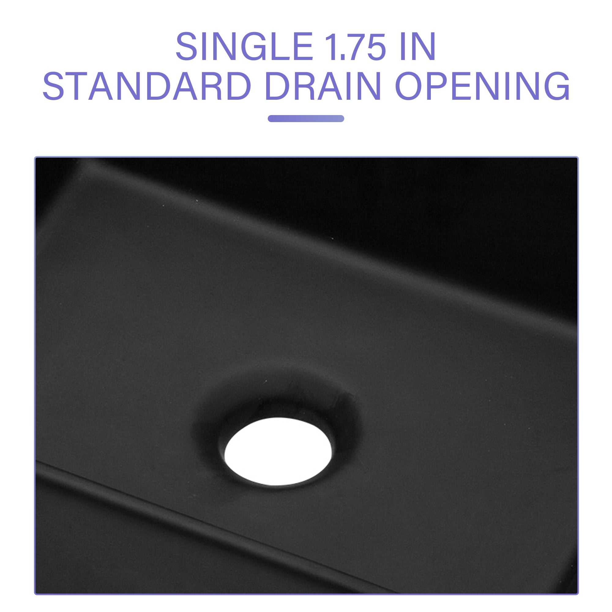 Rectangle Ceramic Vessel Bathroom Sink