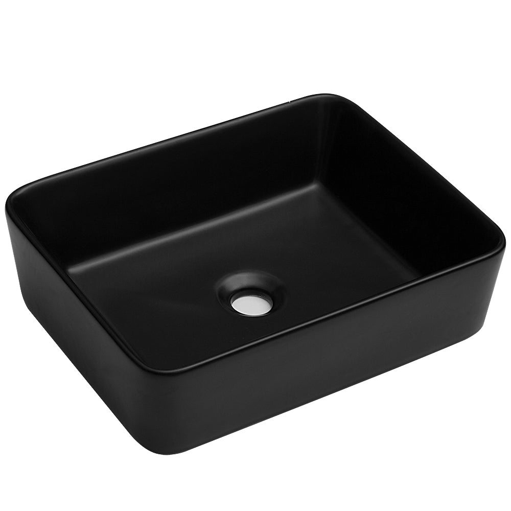 Rectangle Ceramic Vessel Bathroom Sink