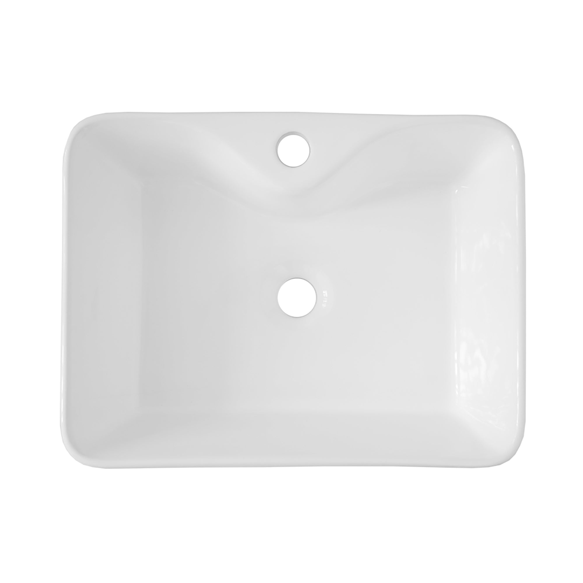 Rectangle Ceramic Vessel Bathroom Sink
