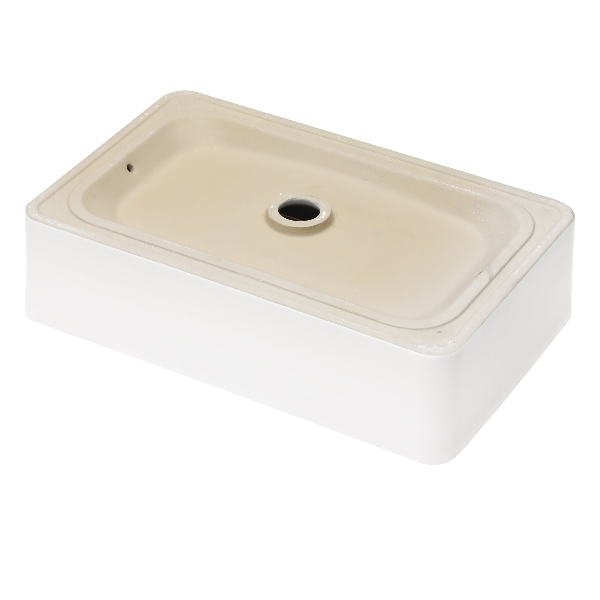 Rectangle Ceramic Vessel Bathroom Sink