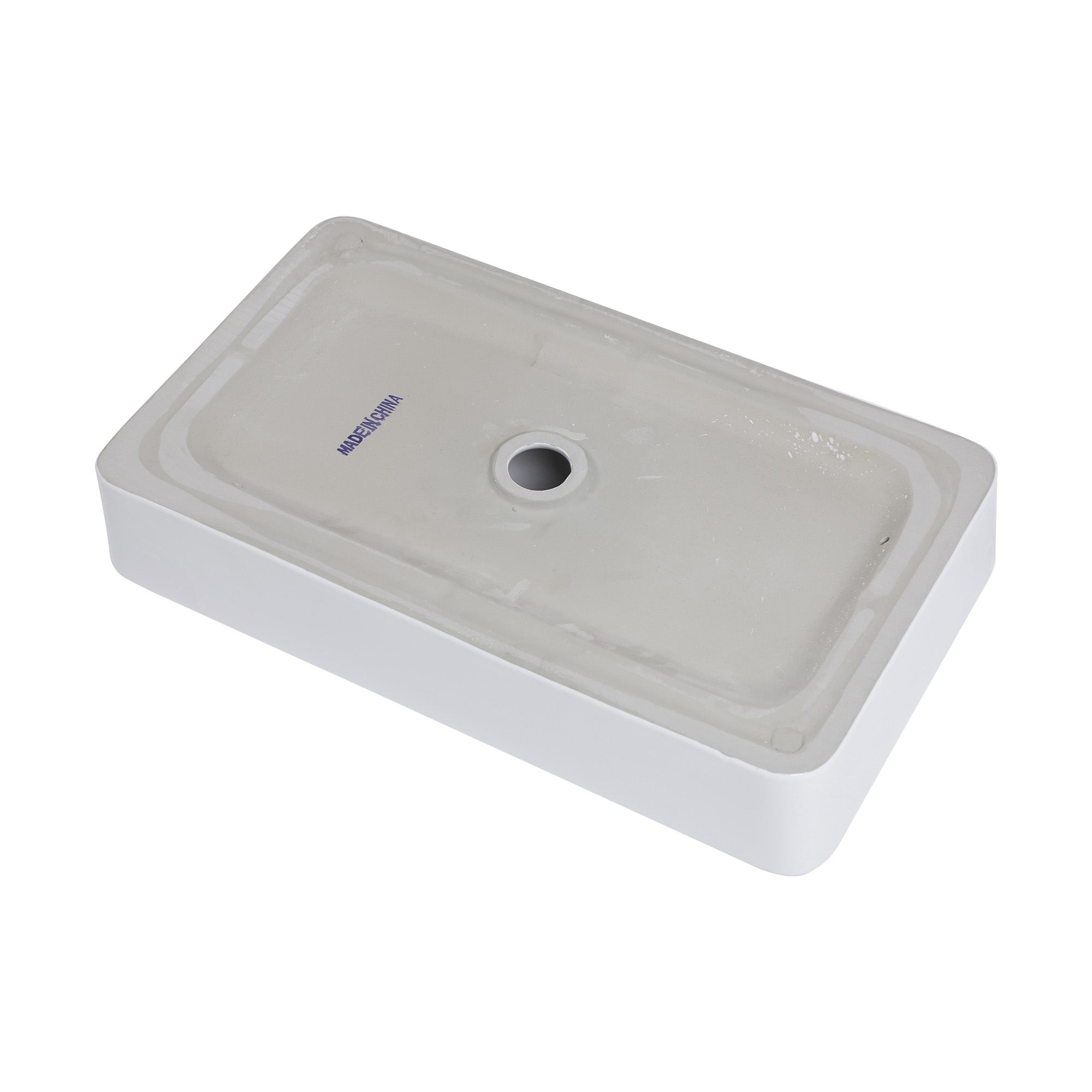Rectangle Ceramic Vessel Bathroom Sink