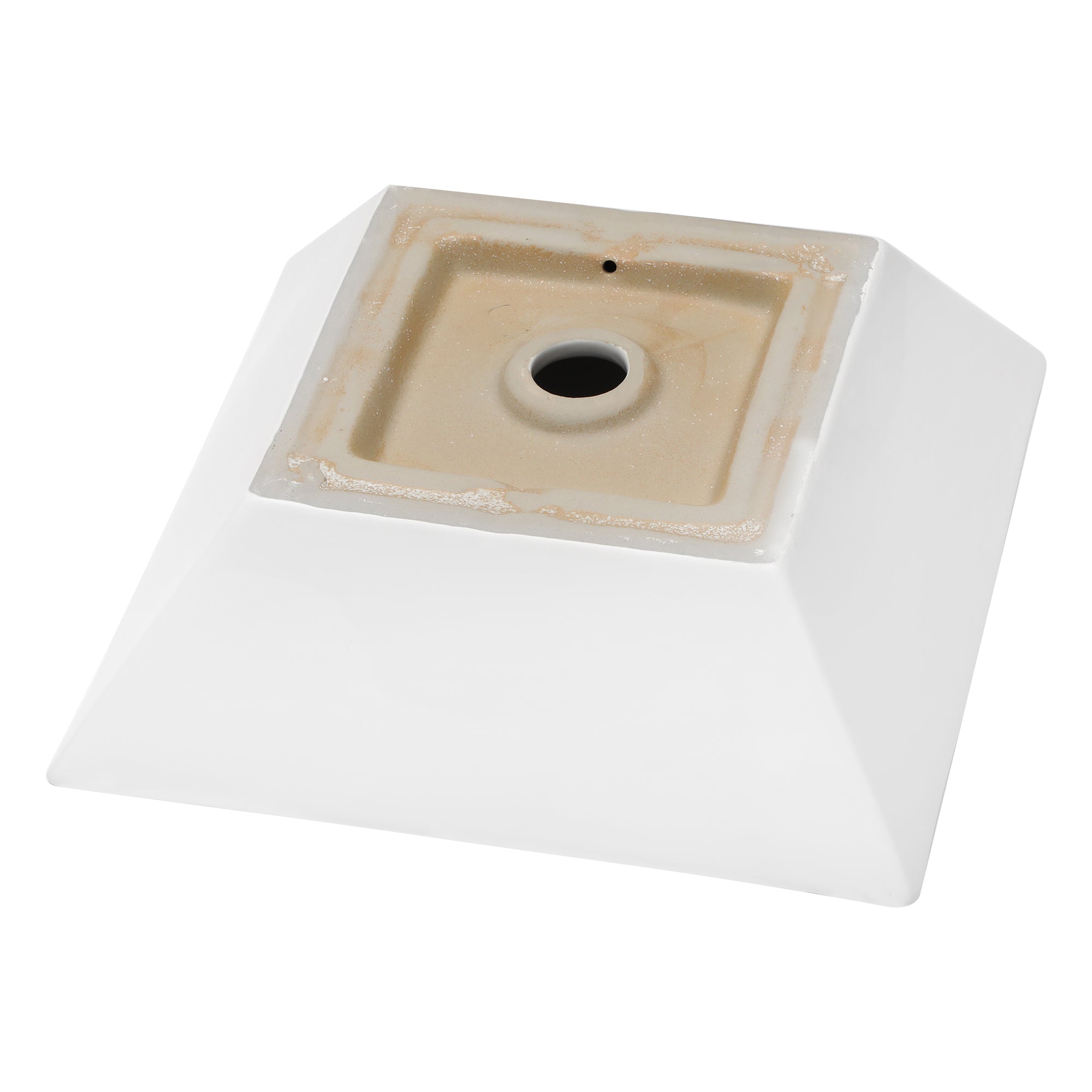 Square Ceramic Vessel Bathroom Sink