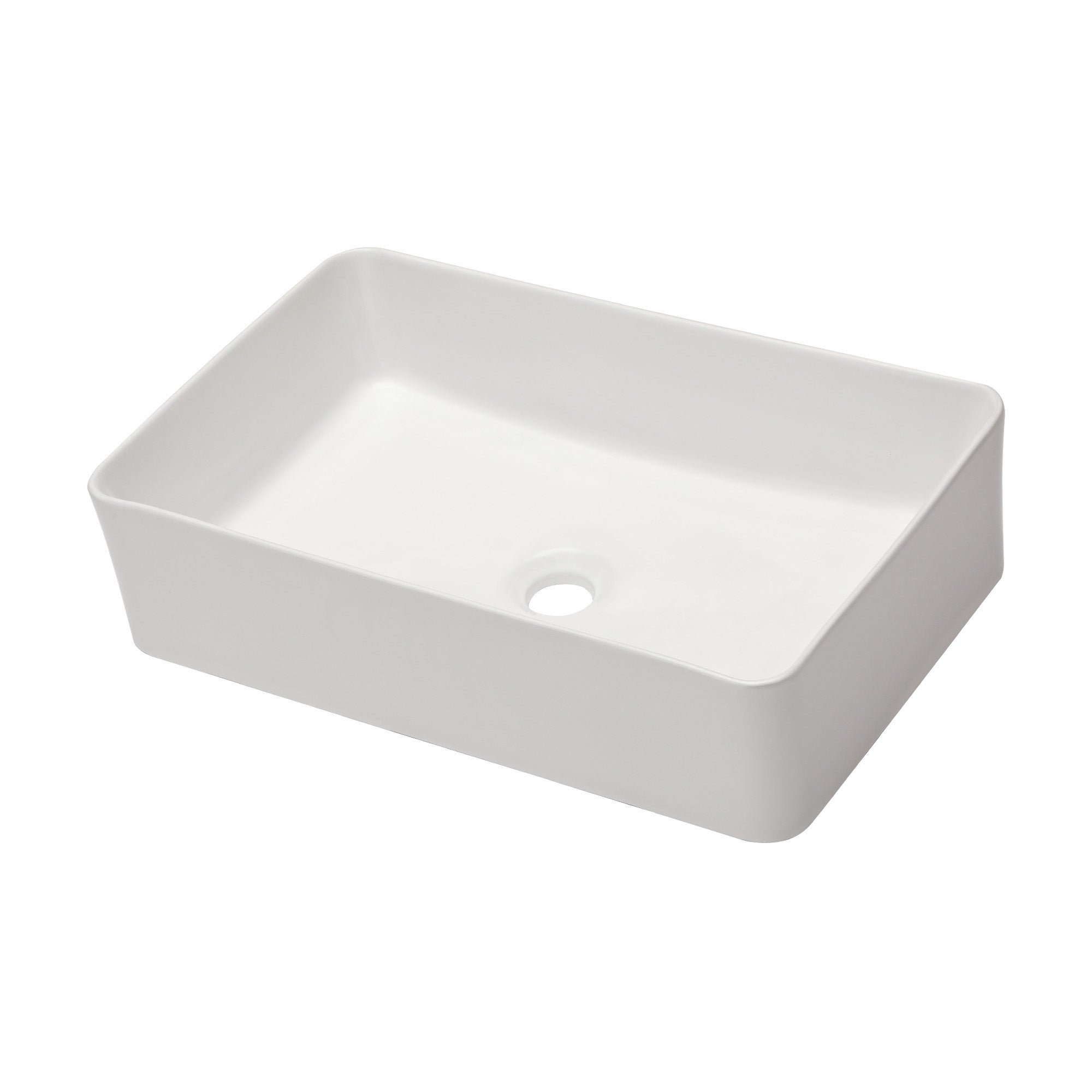 Rectangle Ceramic Vessel Bathroom Sink