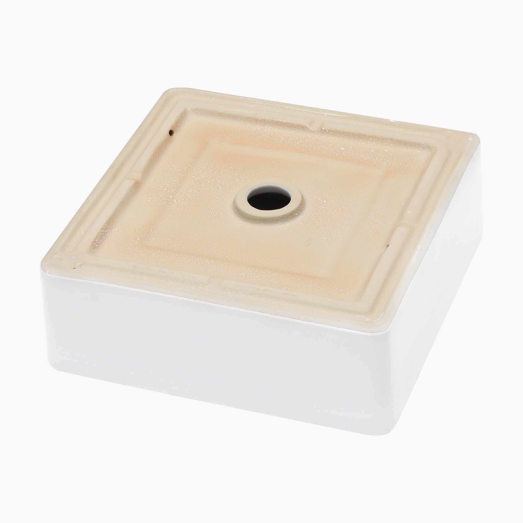 Square Ceramic Vessel Bathroom Sink