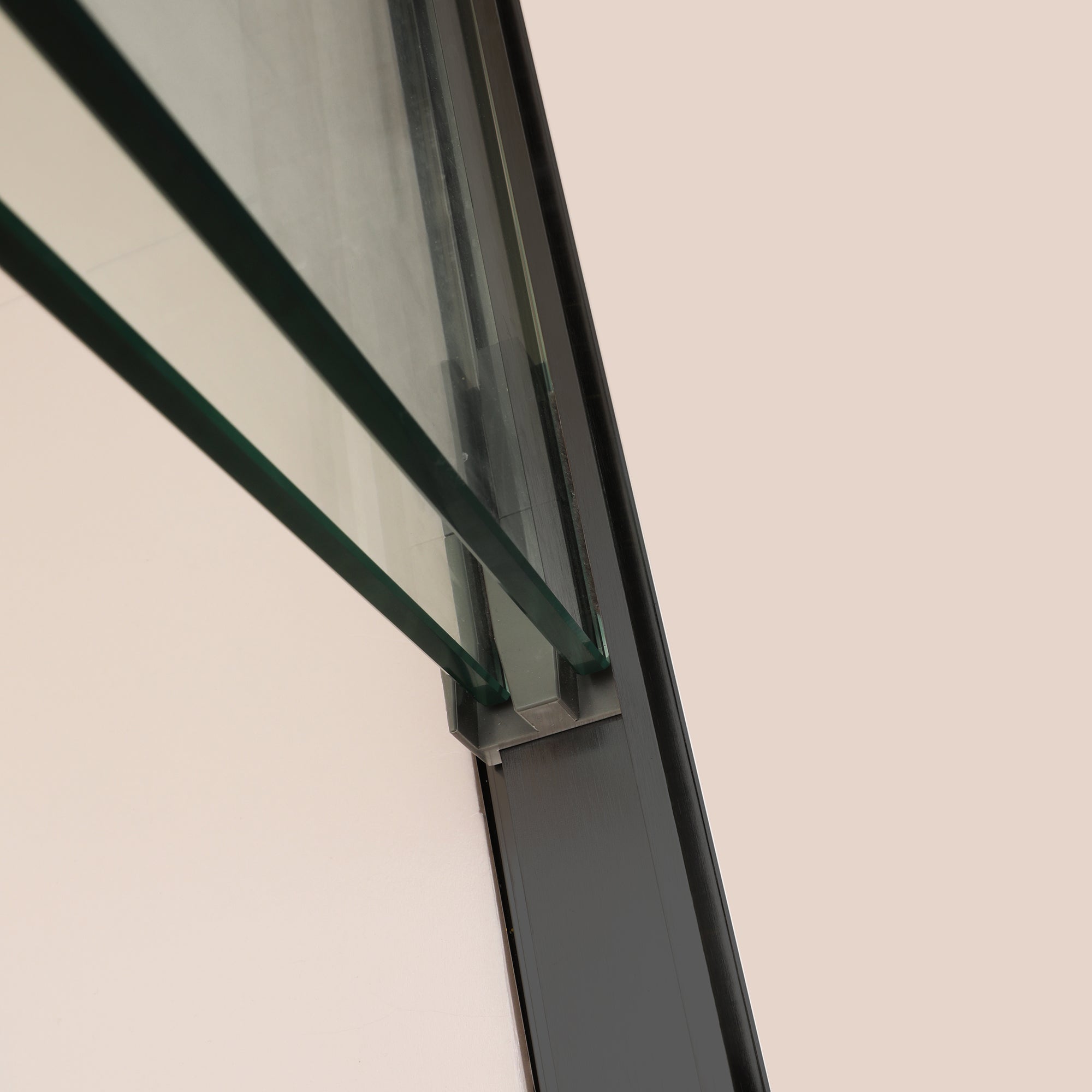 48 in. W x 76 in. H Semi-Frameless Shower Doors Double Sliding